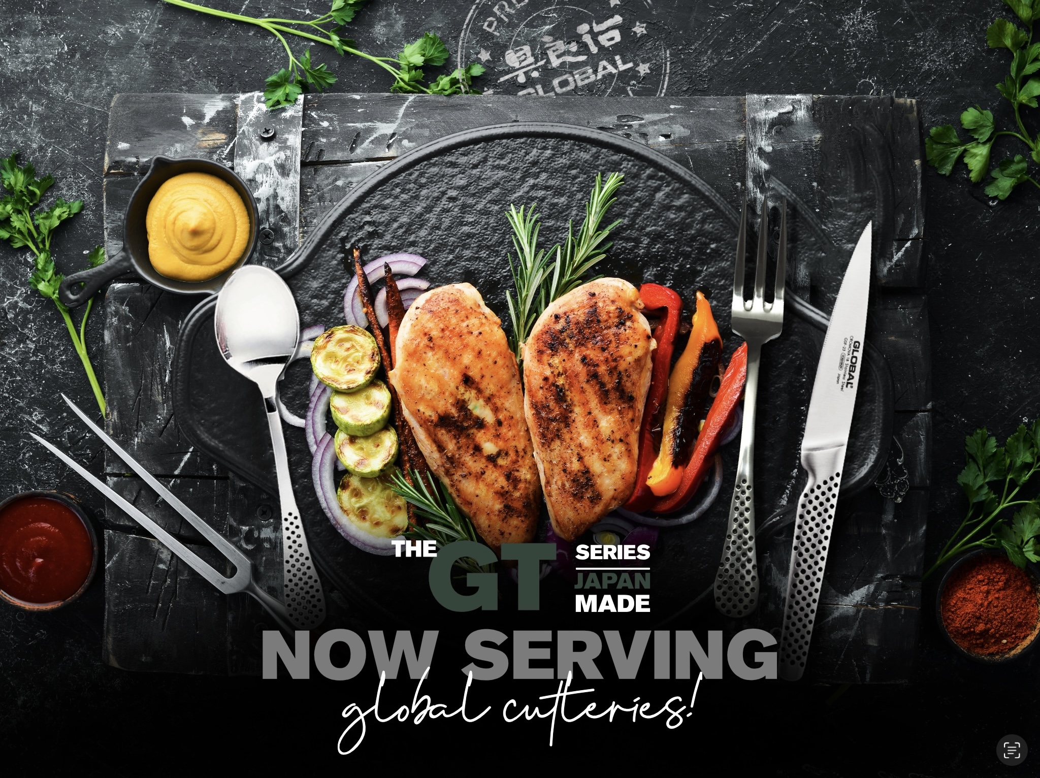 Carpe Noctis Global Knives Singapore GT Series Kitchen Cutleries