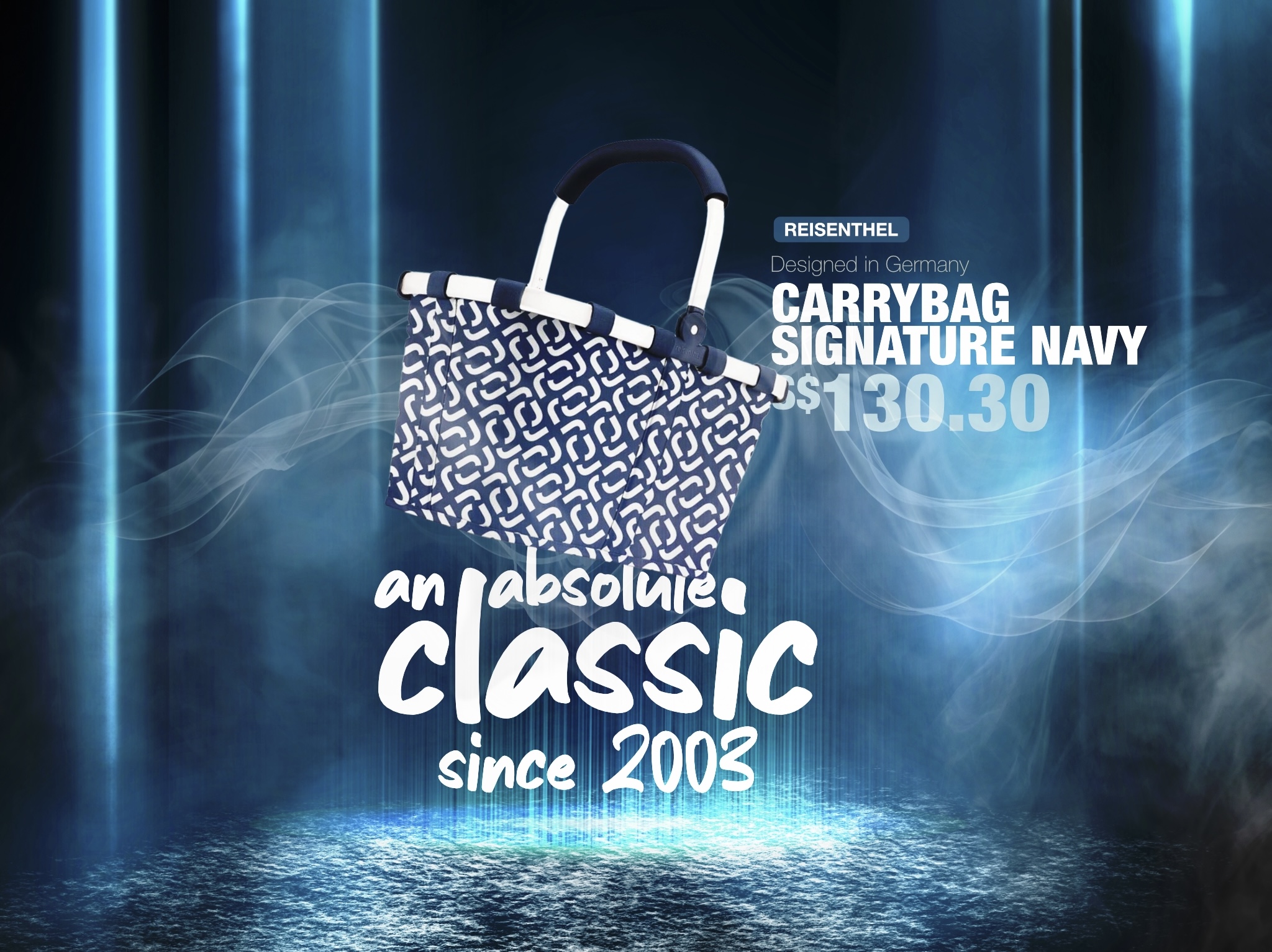 Prescription Reisenthel Singapore Carrybag Signature Navy