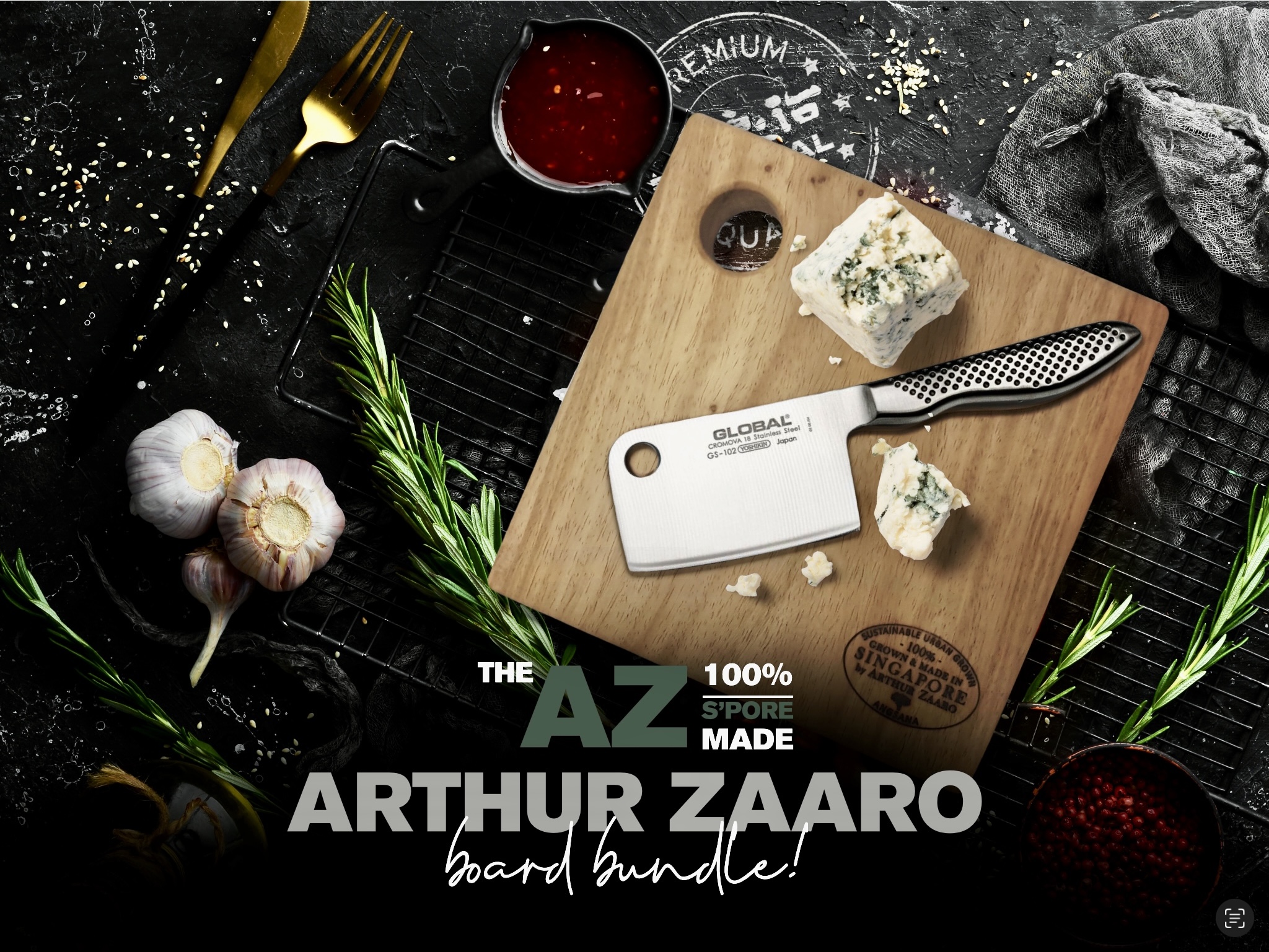 Carpe Noctis Global Knives Singapore Arthur Zaaro Artisanal Cutting Board