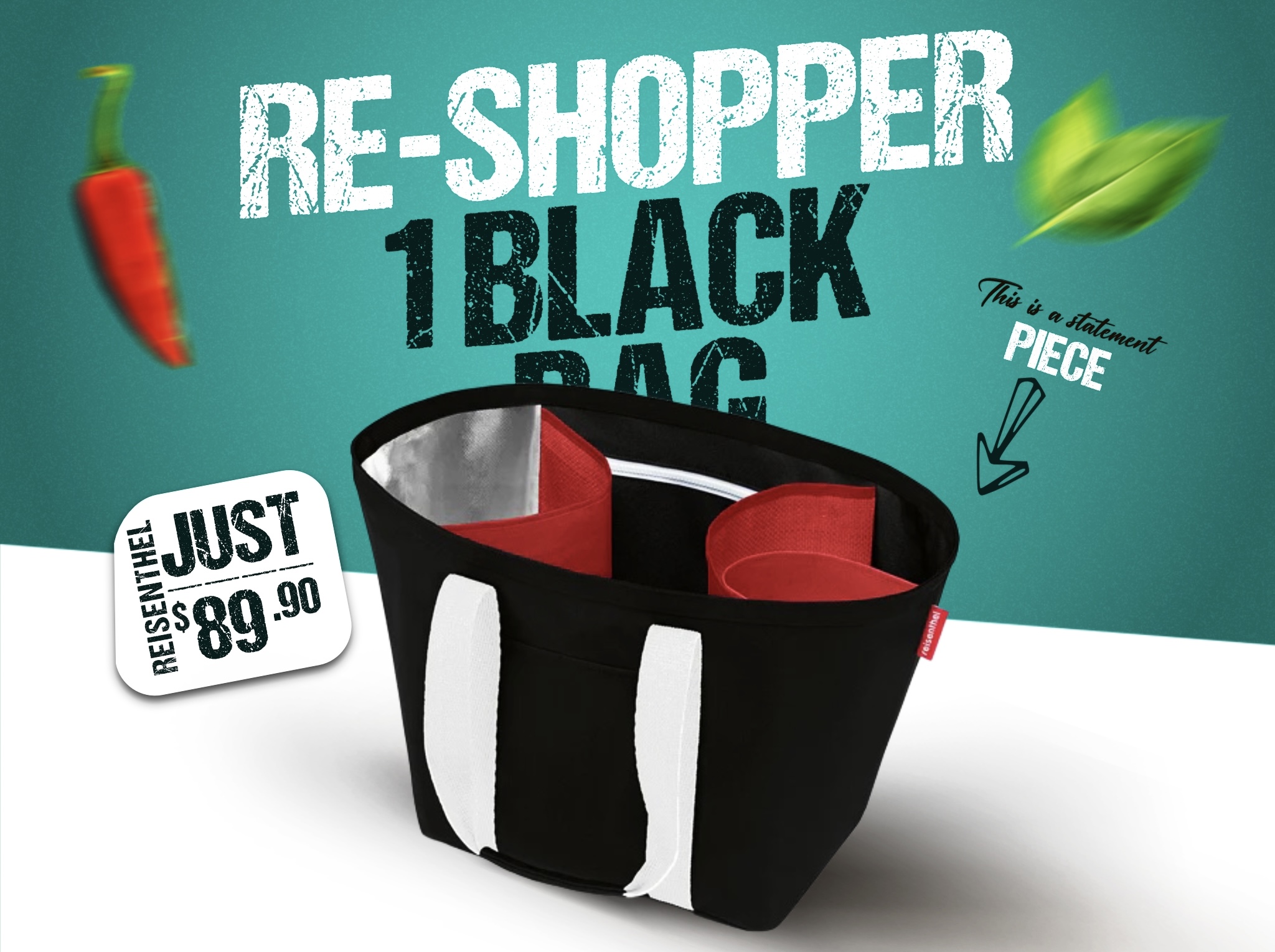 Detergent Reisenthel Singapore Re-shopper 1 Black