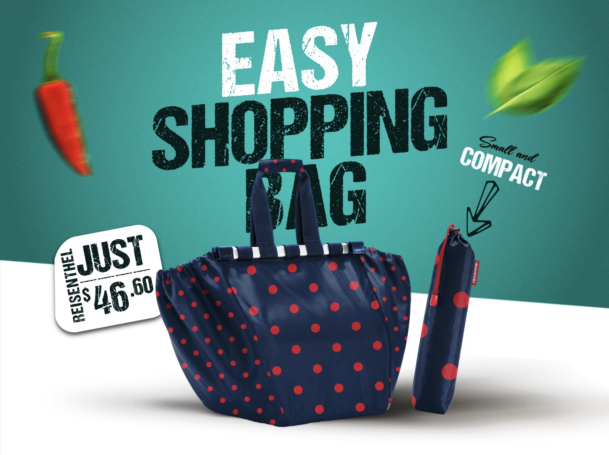 Detergent Reisenthel Singapore Easyshoppingbag Mixed Dots Red
