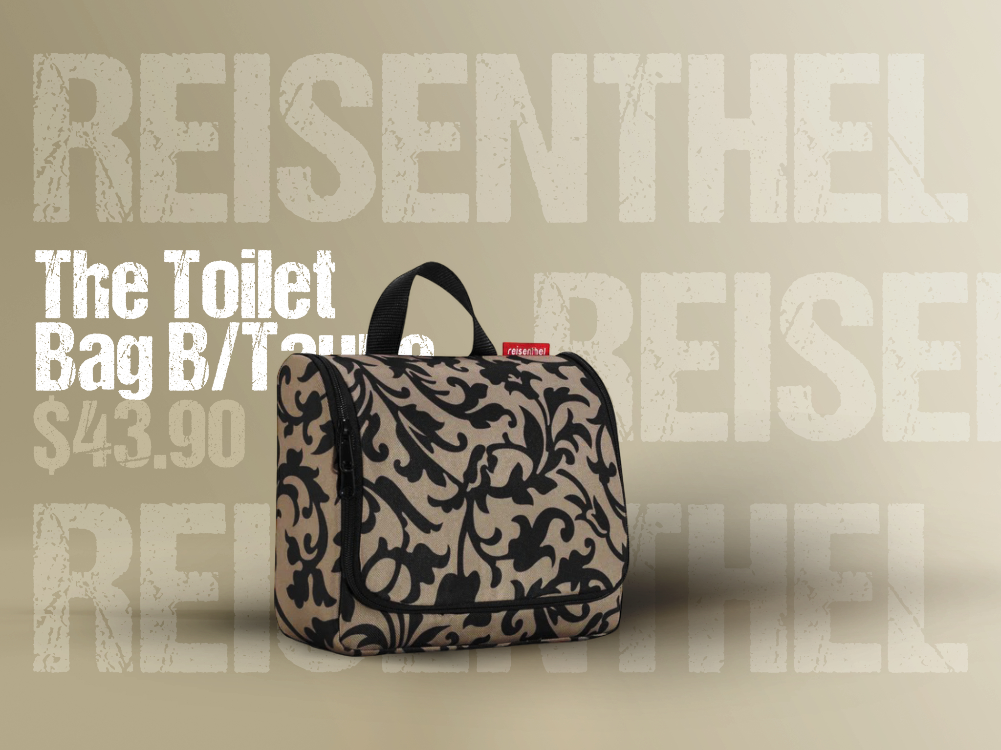 Baroque Taupe Reisenthel Singapore The Toiletbag Baroque Taupe