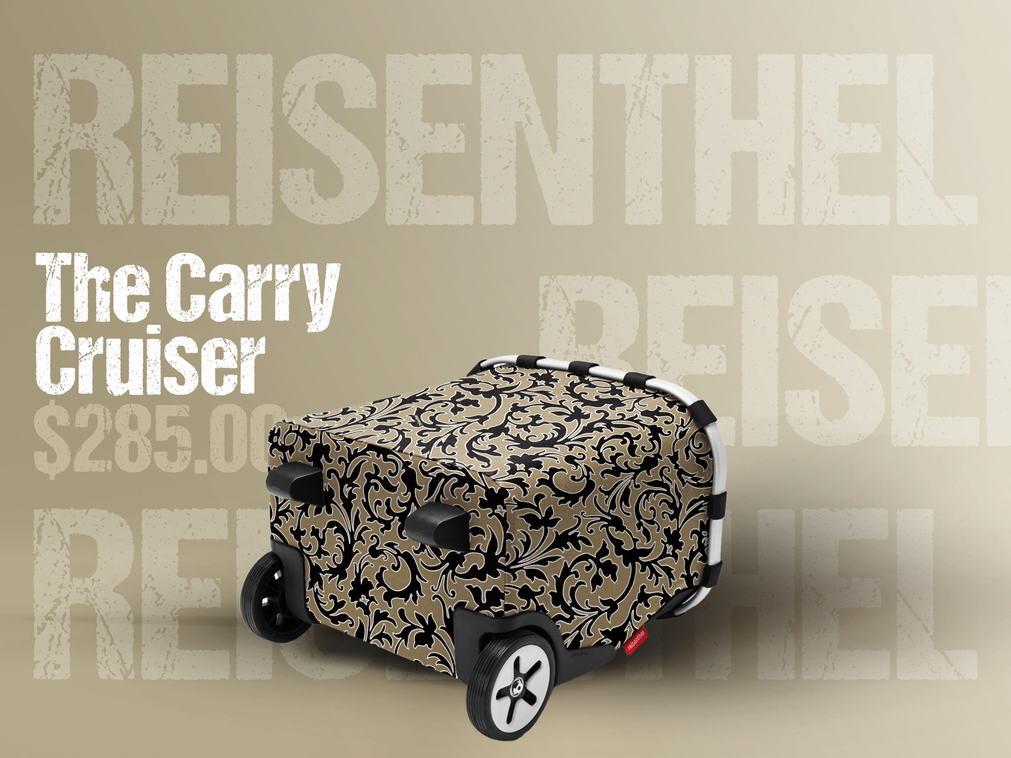 Baroque Taupe Reisenthel Singapore The Carrycruiser Baroque Taupe