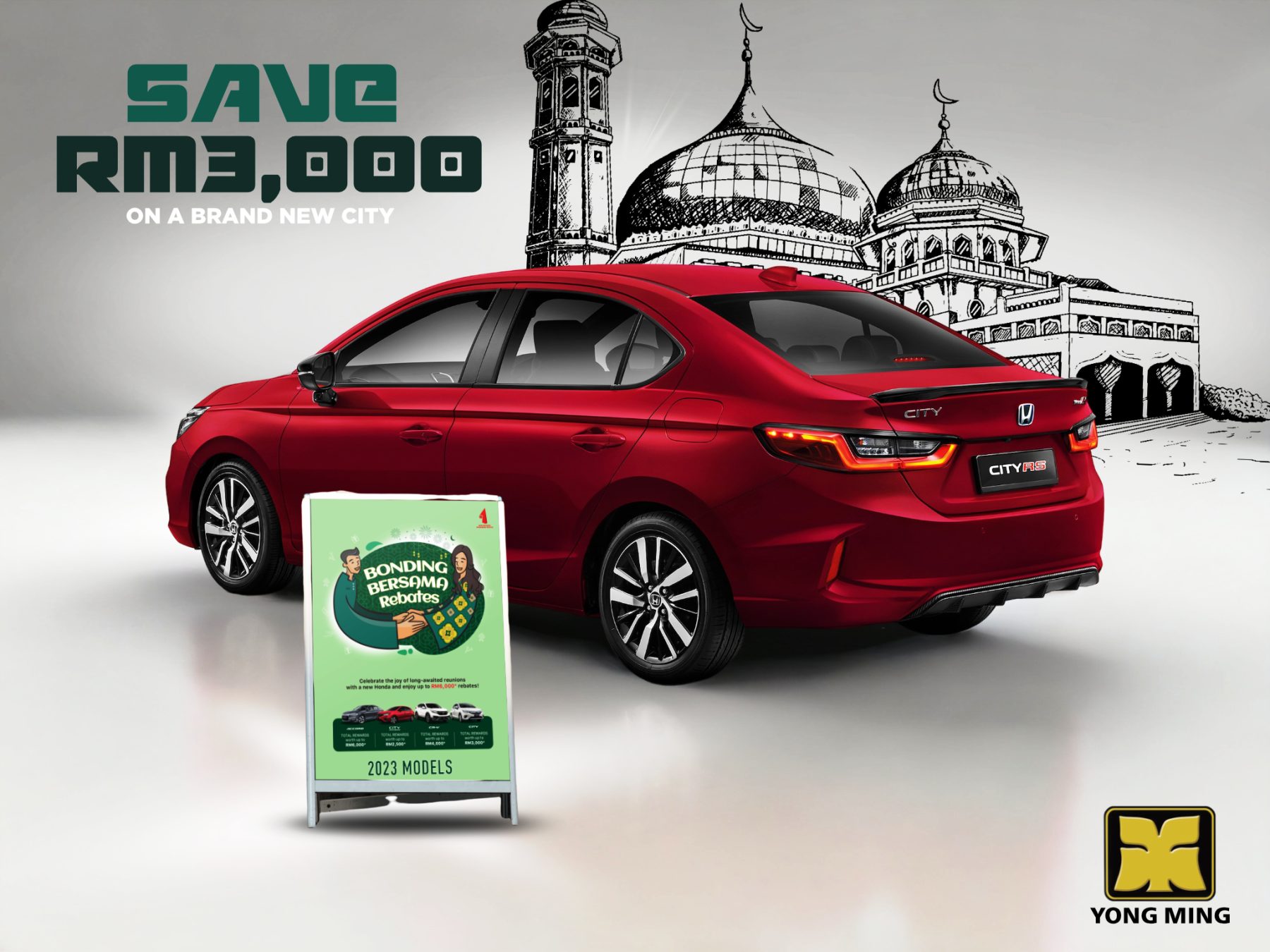 Congregate Yong Ming Honda Malaysia April 2023 Promotion Honda City