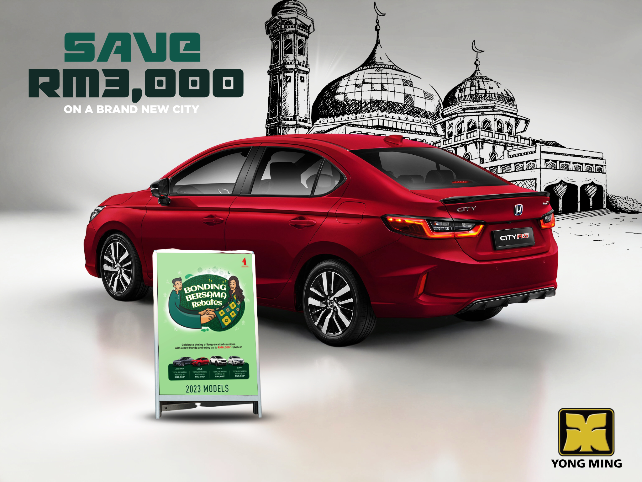 Congregate Yong Ming Honda Malaysia April 2023 Promotion Honda City