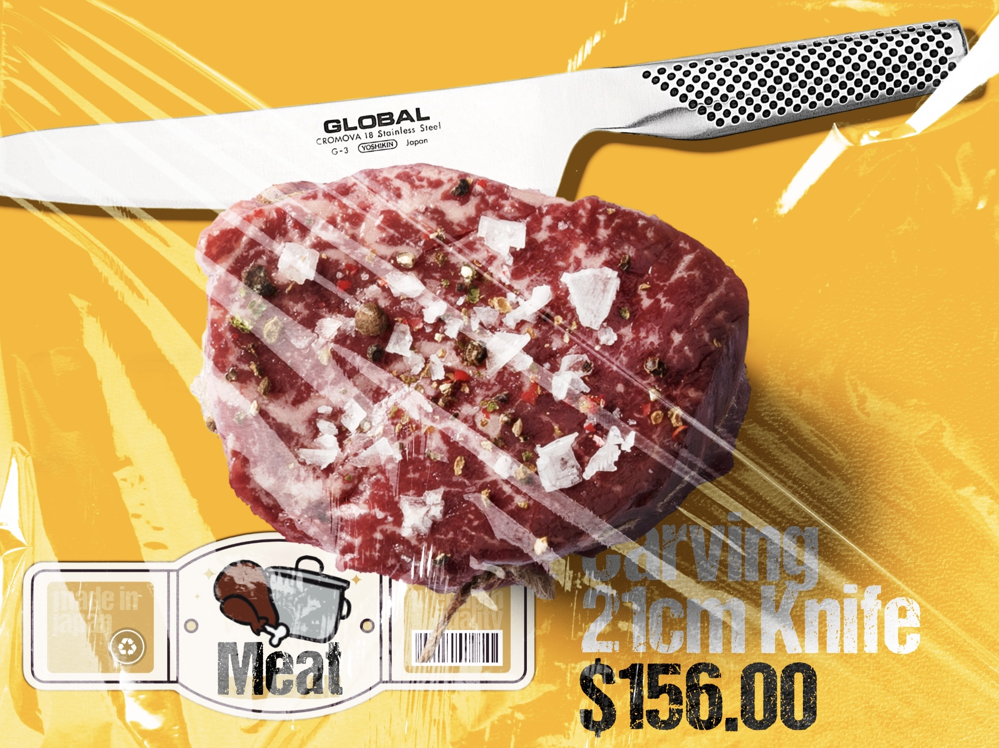 Fillet Flexible Global Knives Singapore G-3