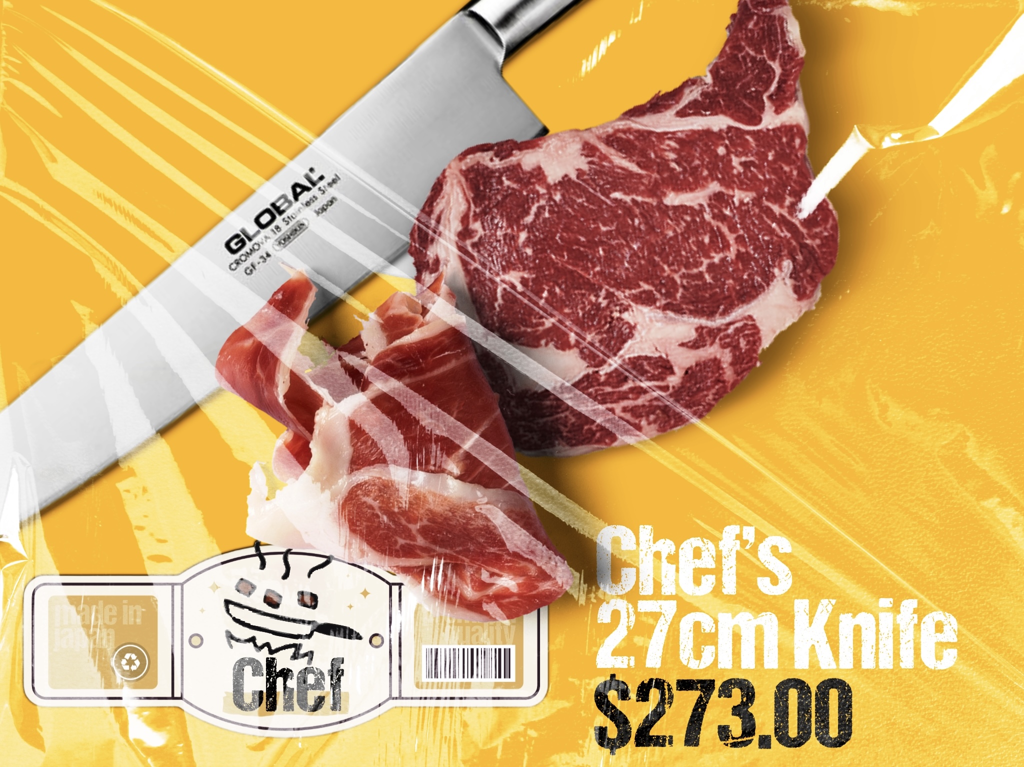 Fillet Flexible Global Knives Singapore GF-34