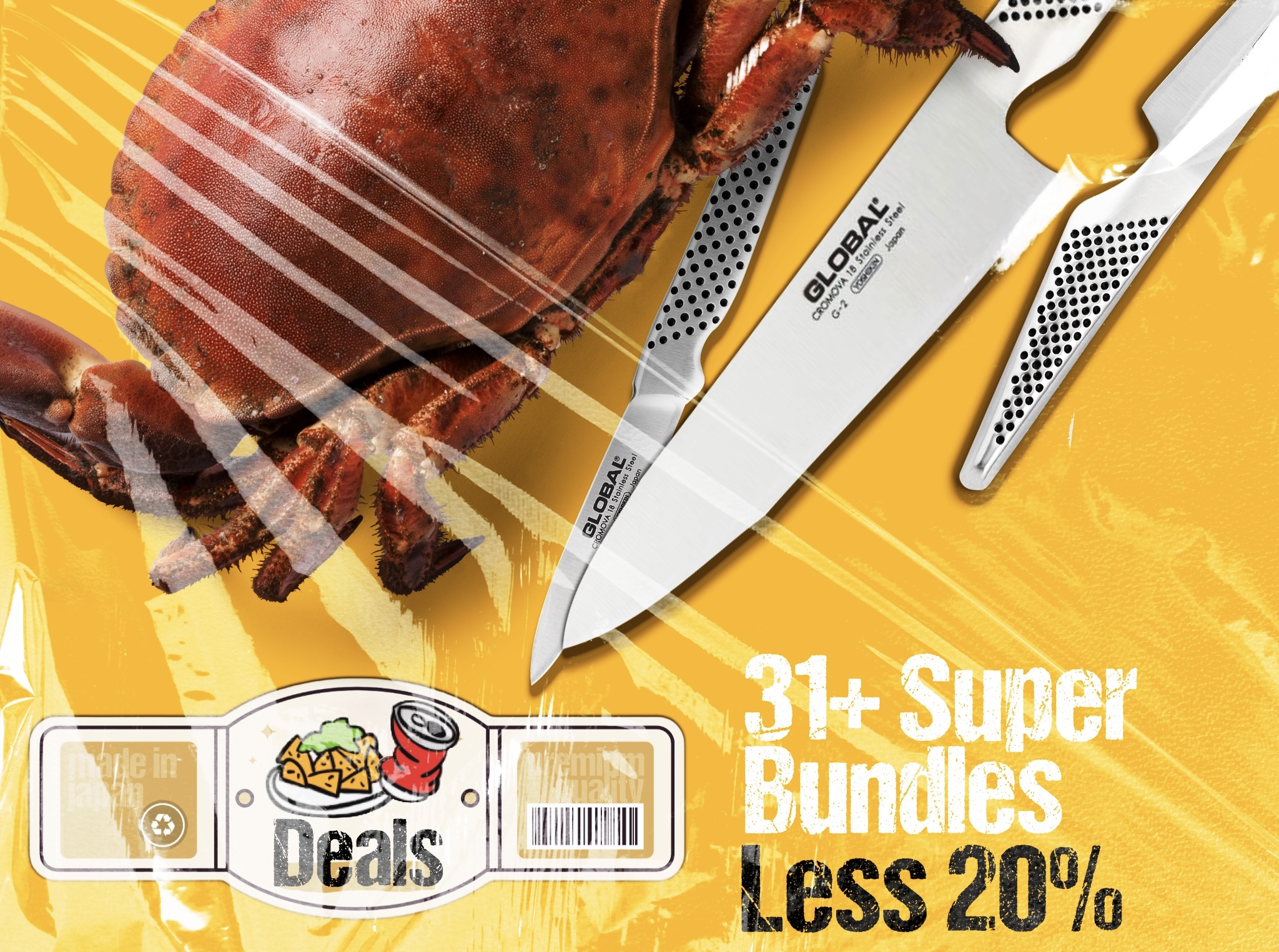 Fillet Flexible Global Knives Singapore Bundled Sets