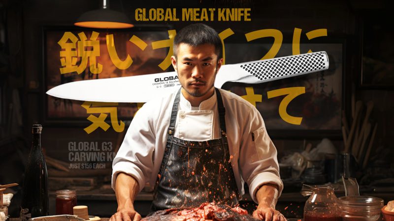 Kory Anders Global Knives Singapore G-3 Carving Knife