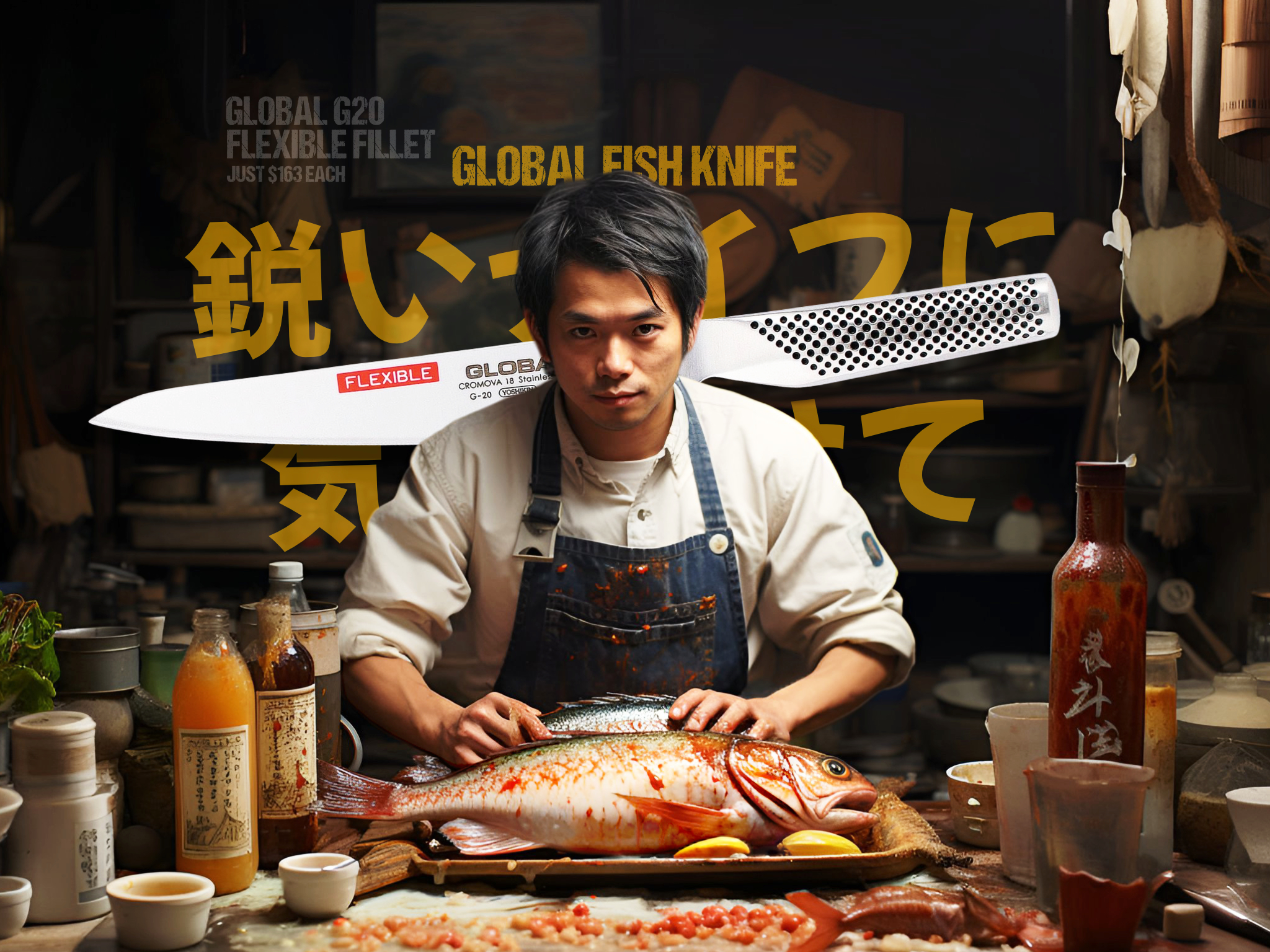 Kory Anders Global Knives Singapore G-20 Flexible Fillet Knife