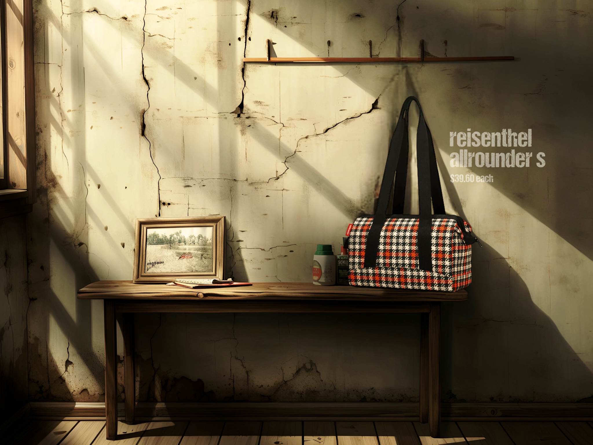The Aristocrat Reisenthel Singapore Allrounder S Glencheck Red