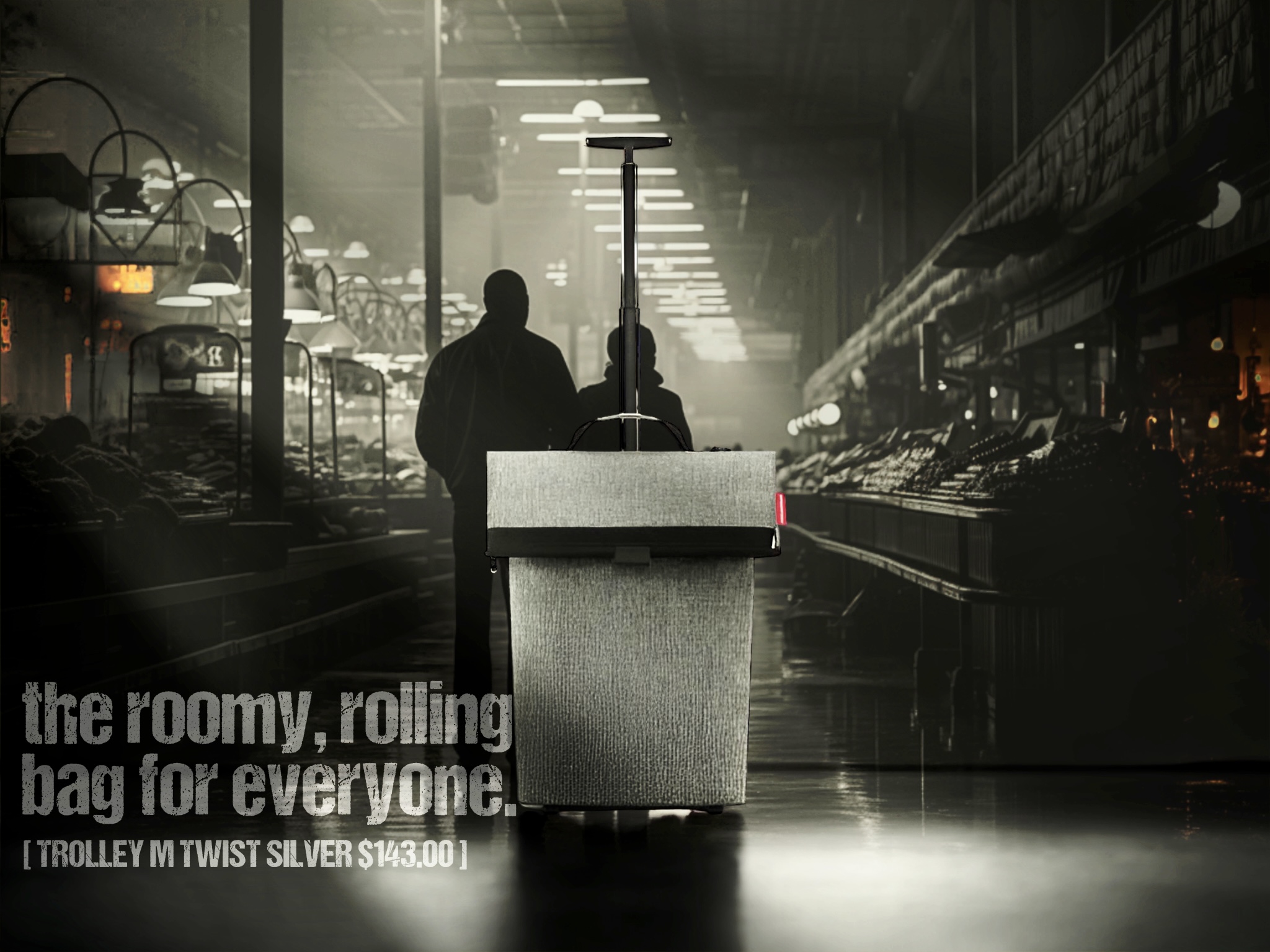 The Common Era Reisenthel Singapore Trolley M Twist Silver