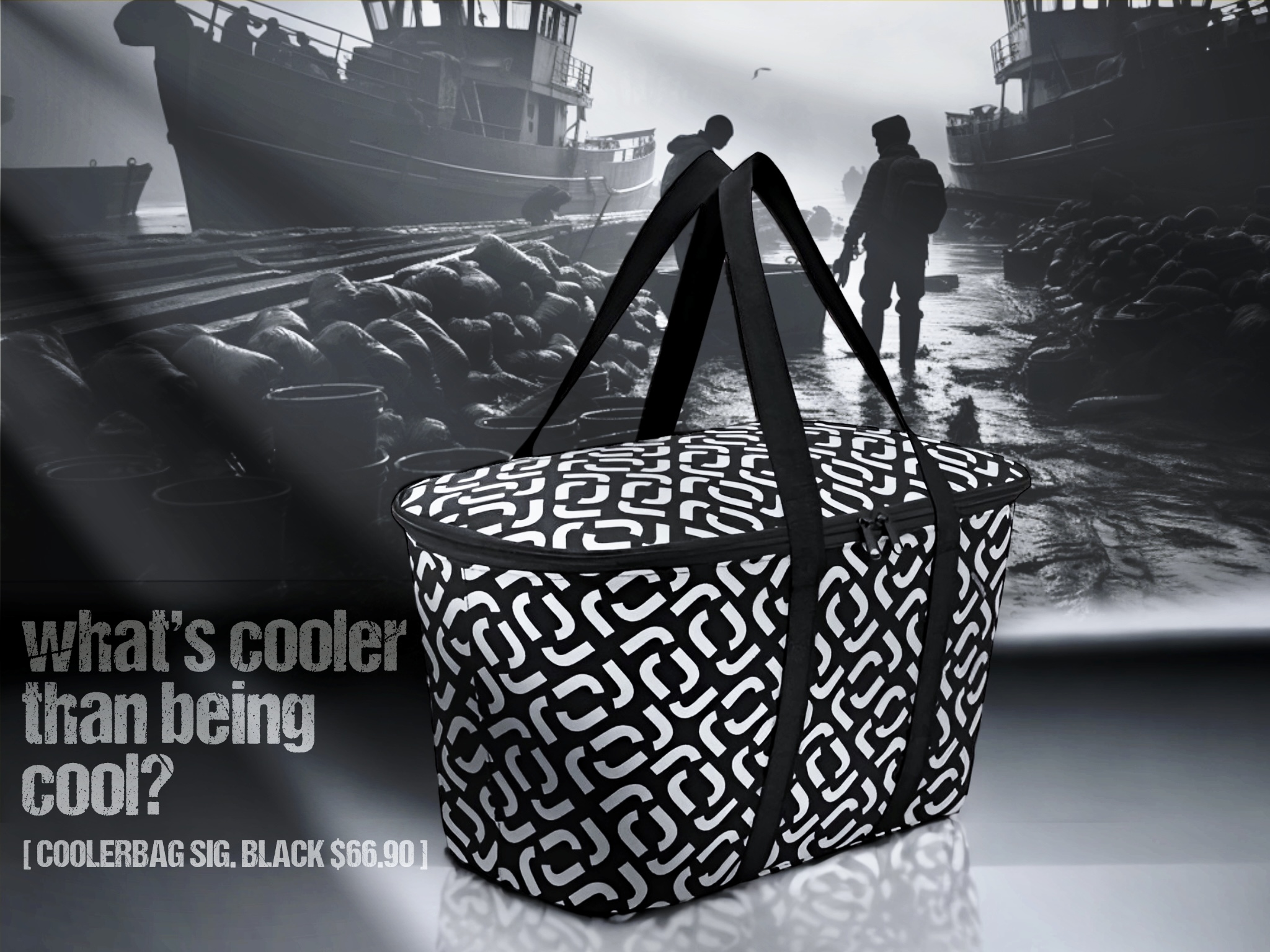 The Common Era Reisenthel Singapore Coolerbag Signature Black