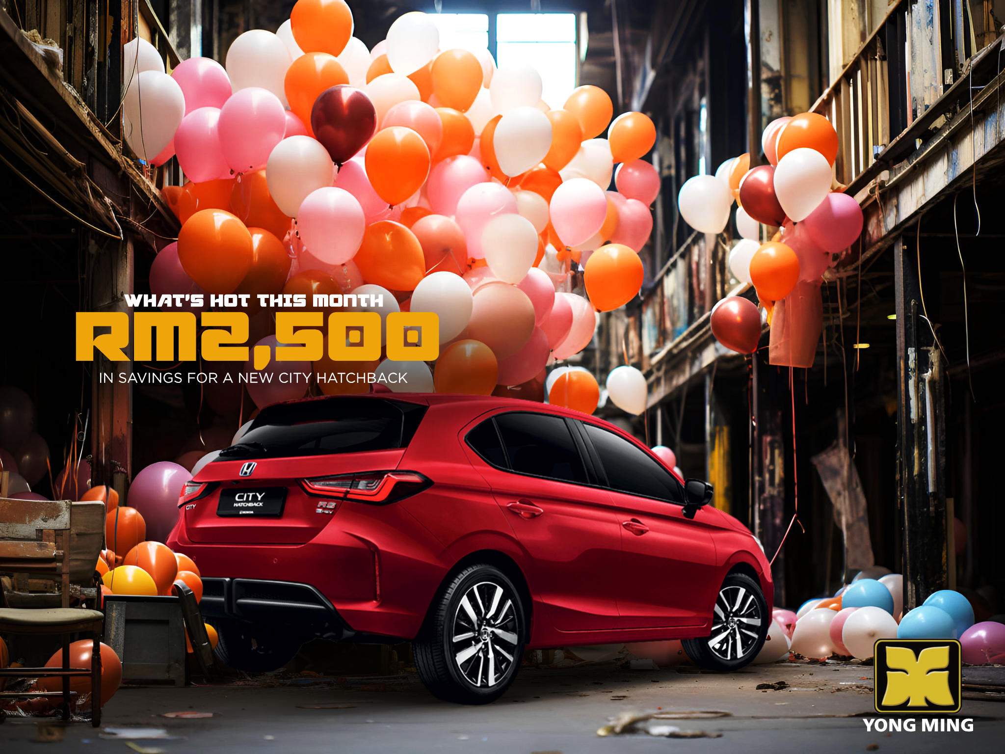 After Party Yong Ming Honda Malaysia September 2023 Promotion Honda City Hatchback