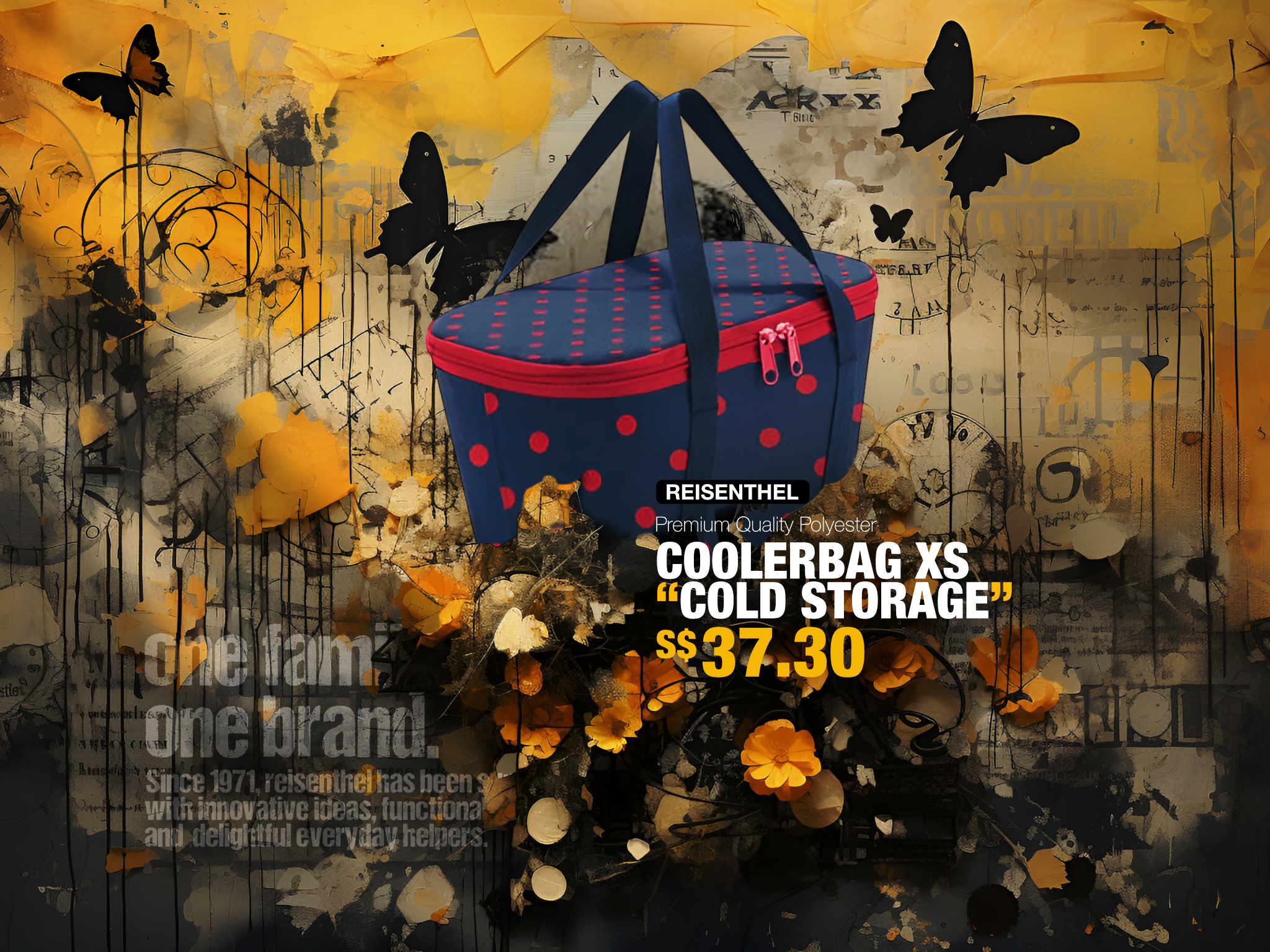 Poppy Seed Reisenthel Singapore Coolerbag XS Cold Storage