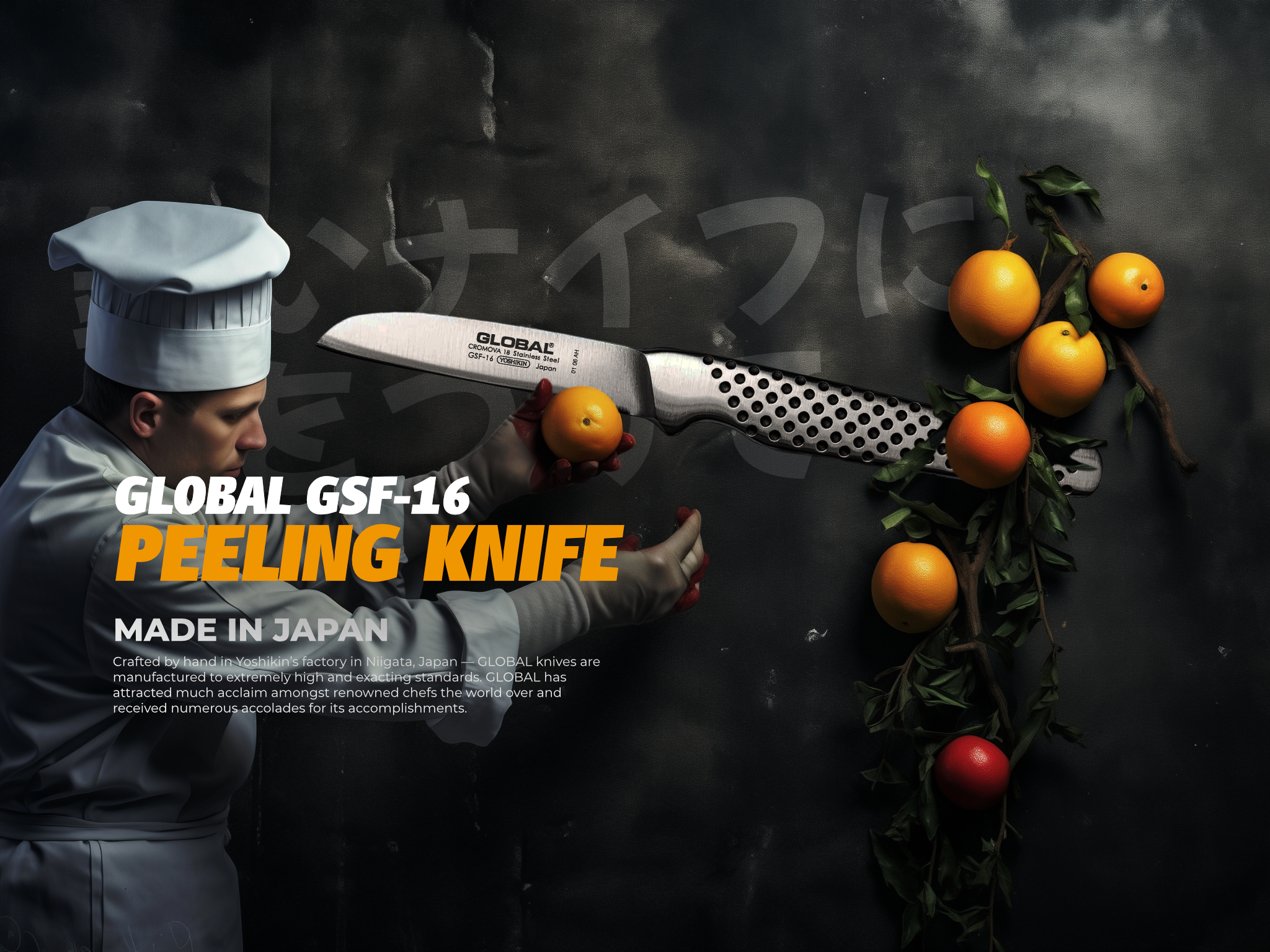 Mistletoe Global Knives Singapore GSF-16 Peeling Knife
