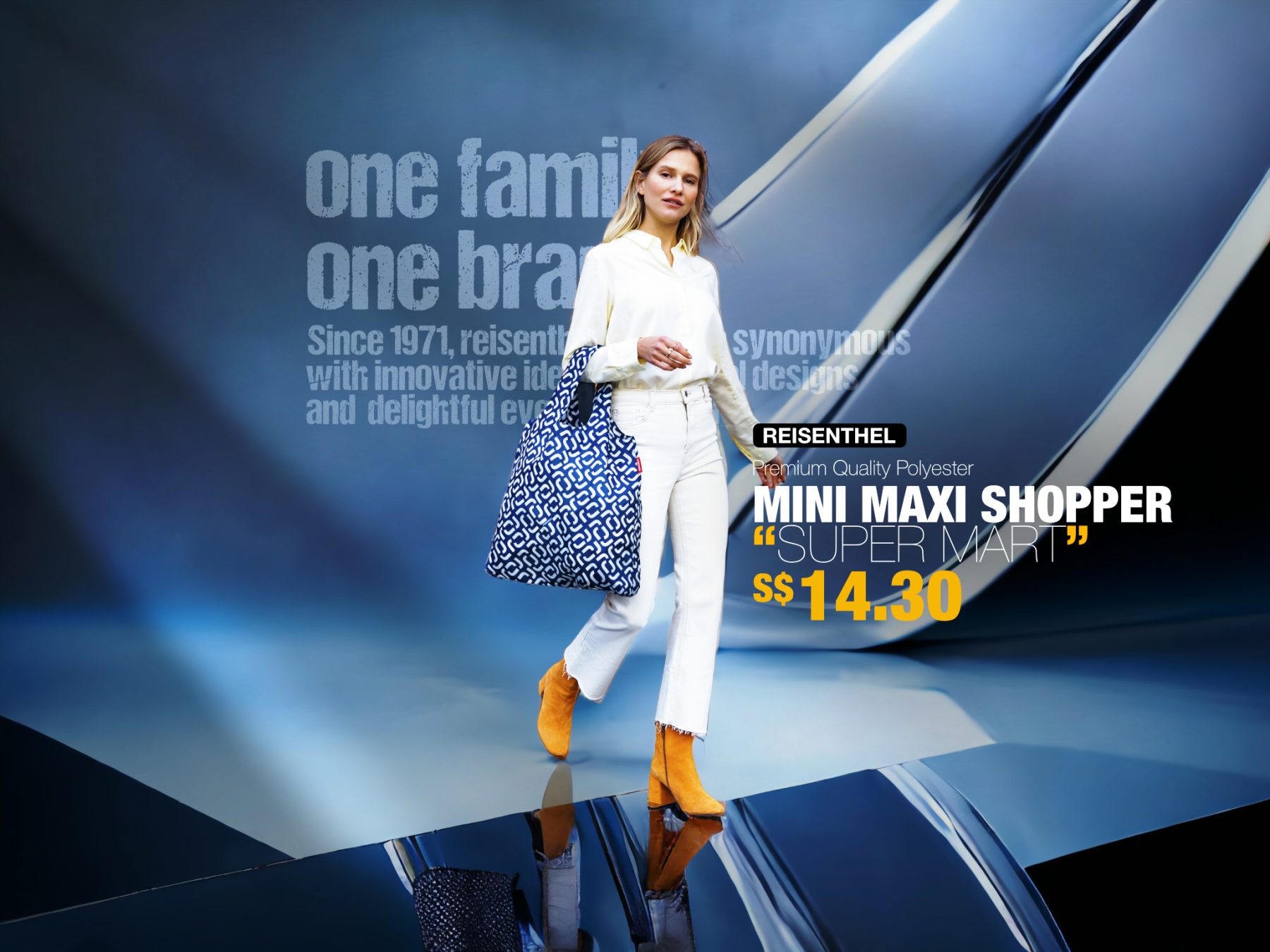 Tinseltown Reisenthel Singapore Mini Maxi Shopper Super Mart