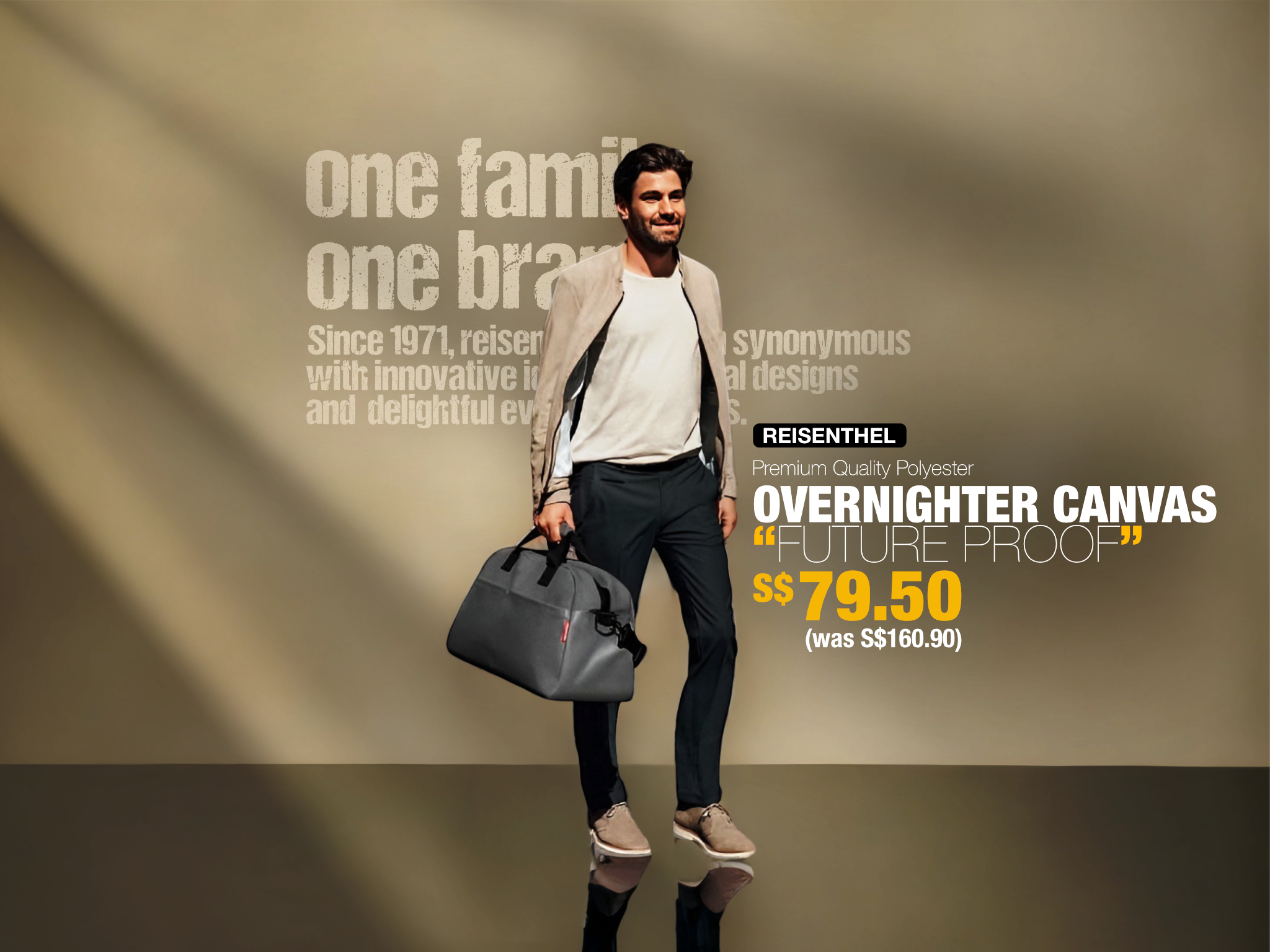 Tinseltown Reisenthel Singapore Overnighter Canvas Future Proof