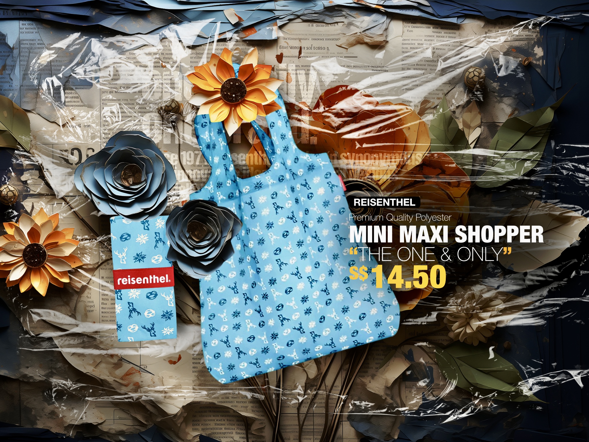 Desert Spring Reisenthel Singapore Mini Maxi Shopper