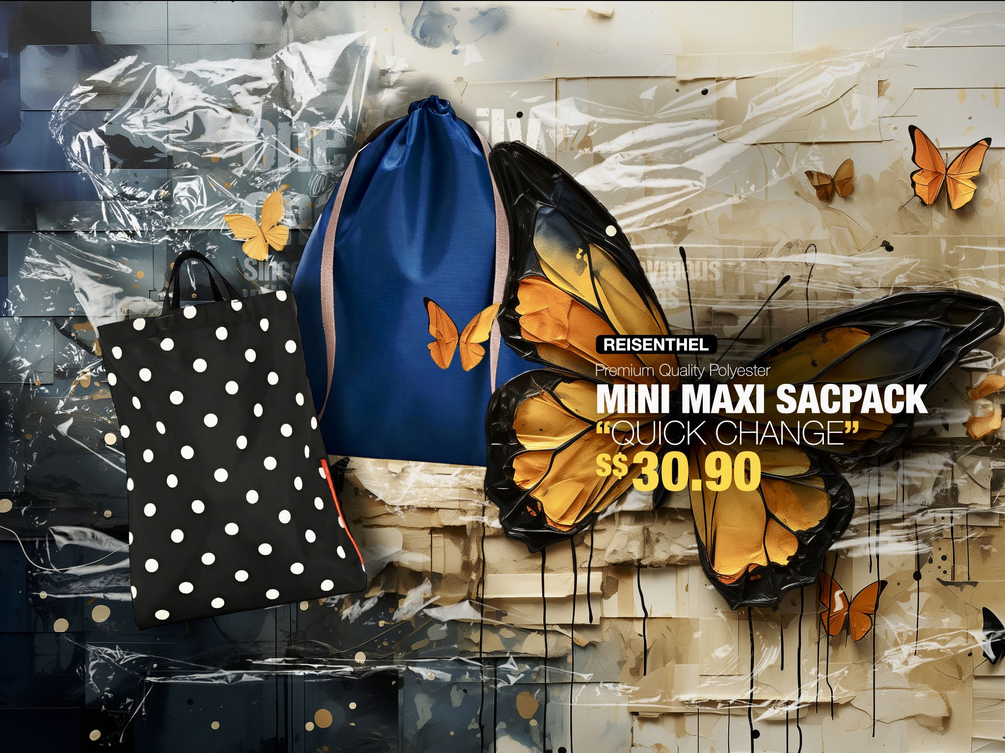 Desert Spring Reisenthel Singapore Mini Maxi Sacpack