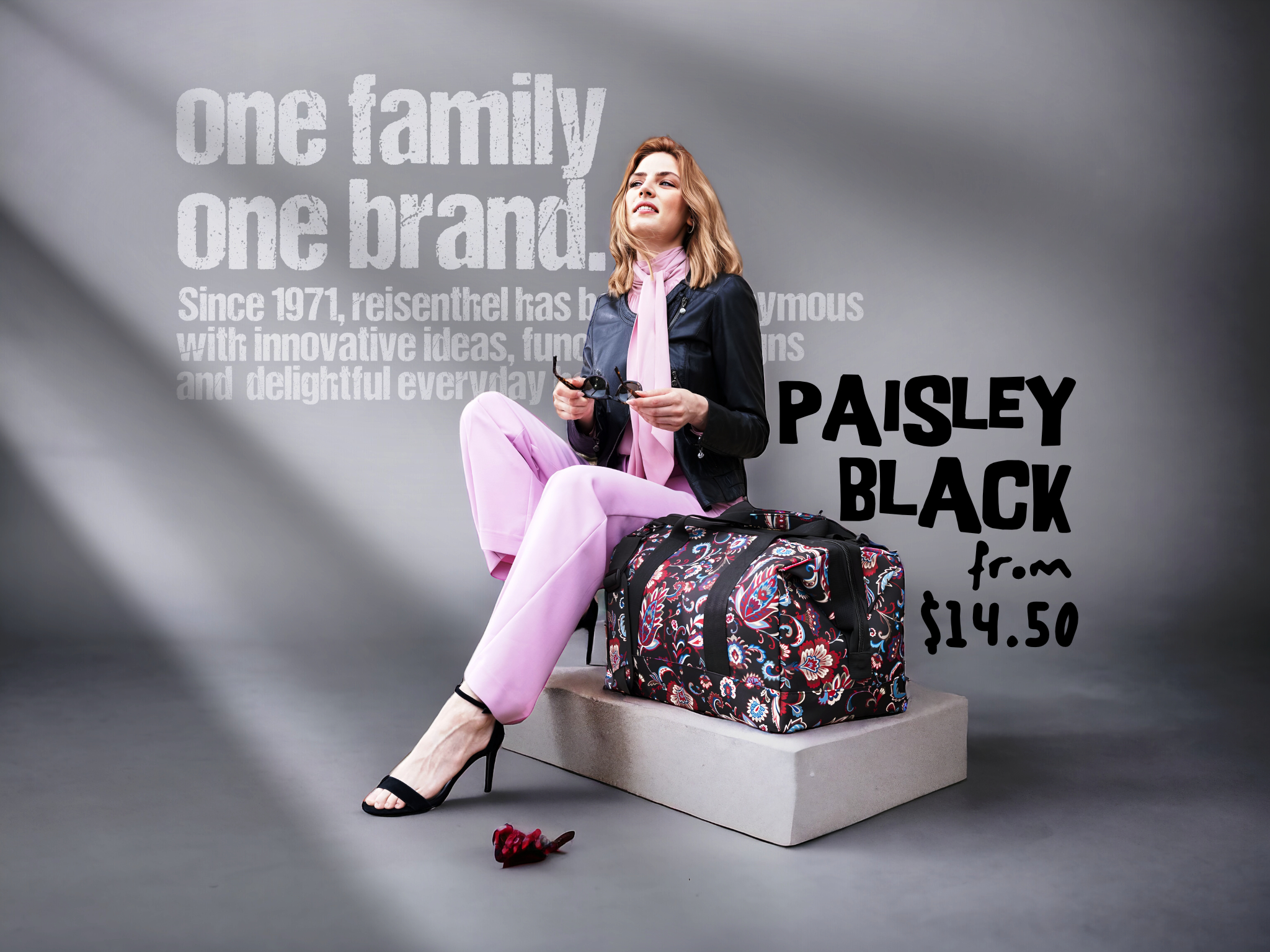 Shenanigan Reisenthel Singapore Paisley Black