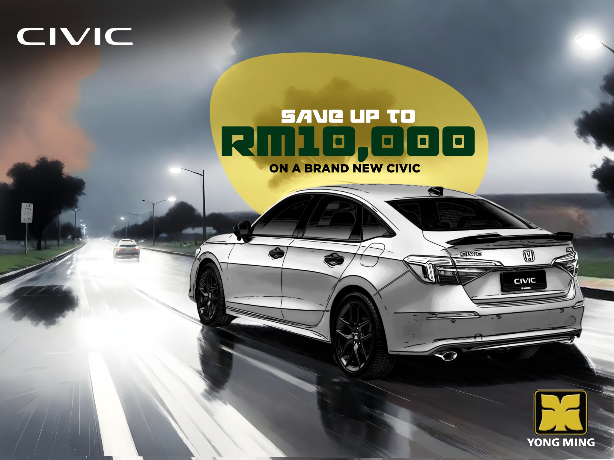 Chlorine Yong Ming Honda Malaysia May 2024 Promotion Honda Civic