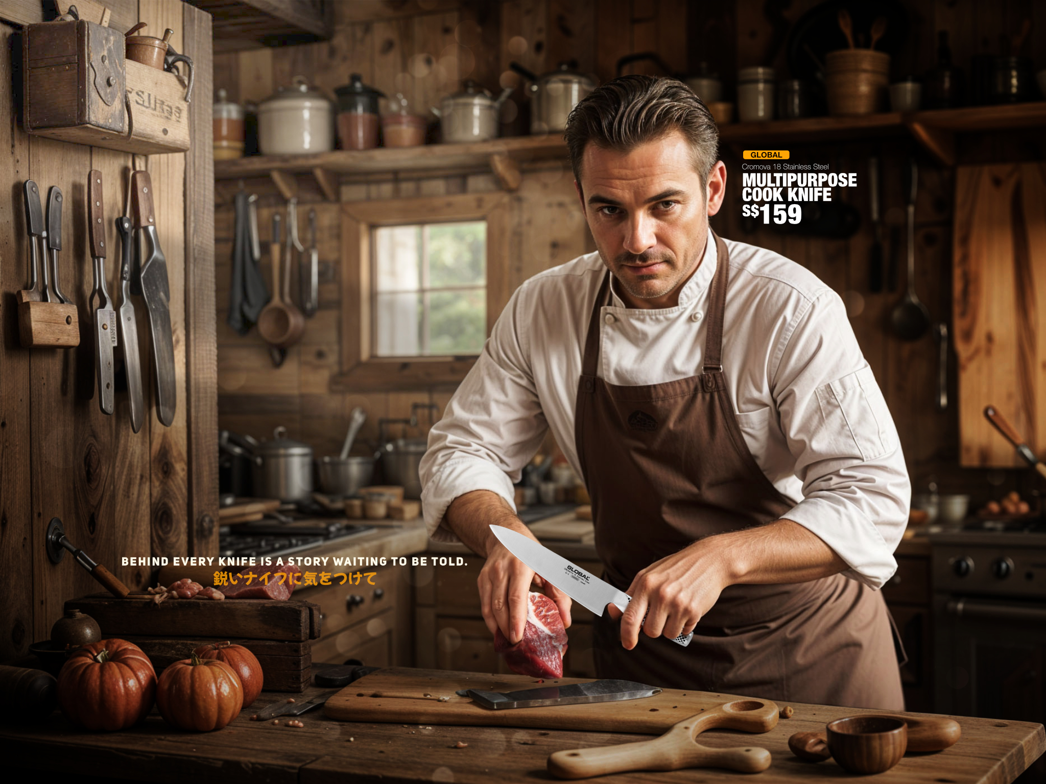 Dmitri’s Kitchen Global Knives Singapore Multipurpose Cook Knife