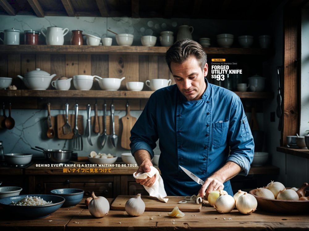 Dmitri’s Kitchen Global Knives Singapore Forged Utility Knife