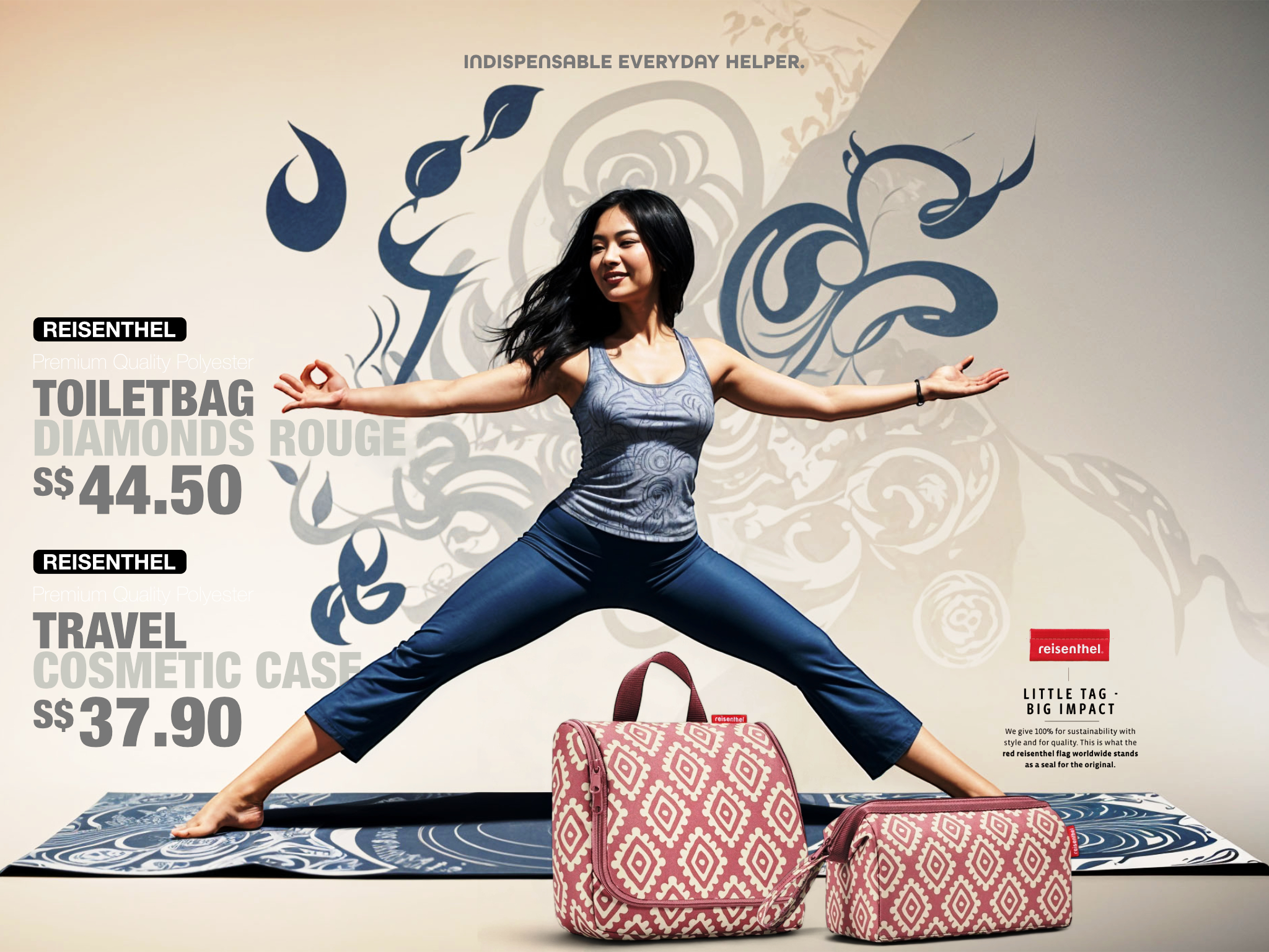 Furu Hara Reisenthel Singapore Toiletbag Travelcosmetic Diamonds Rouge