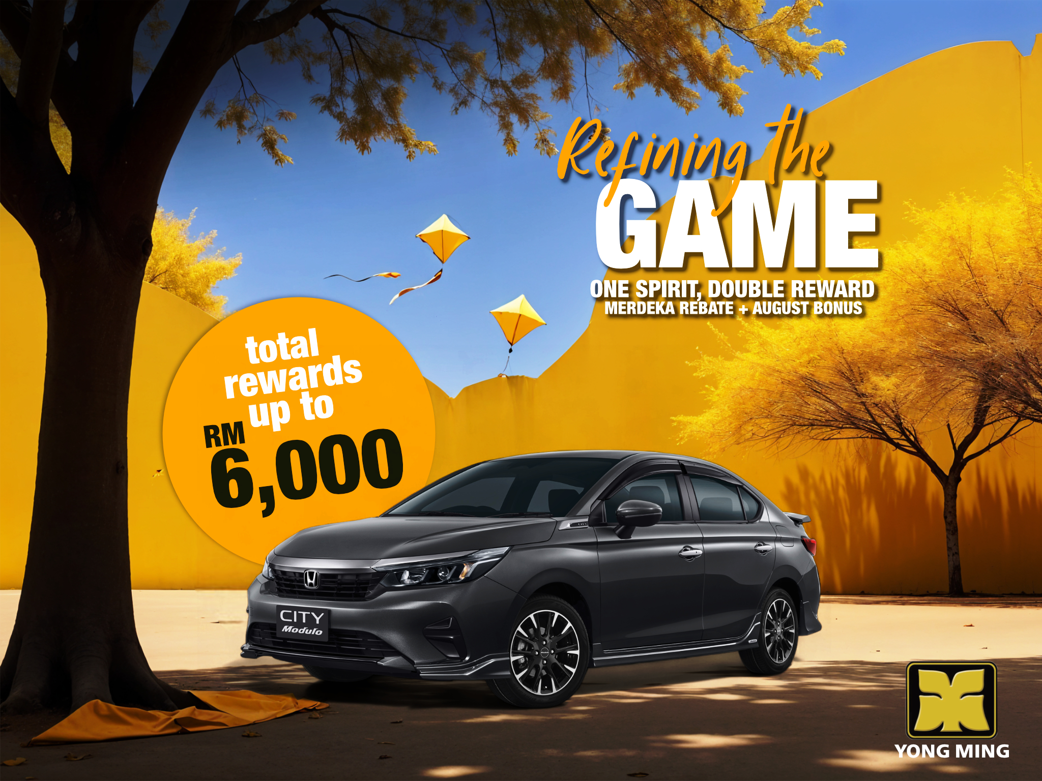 The Goldenrod Yong Ming Honda Malaysia August 2024 Promotion Honda City