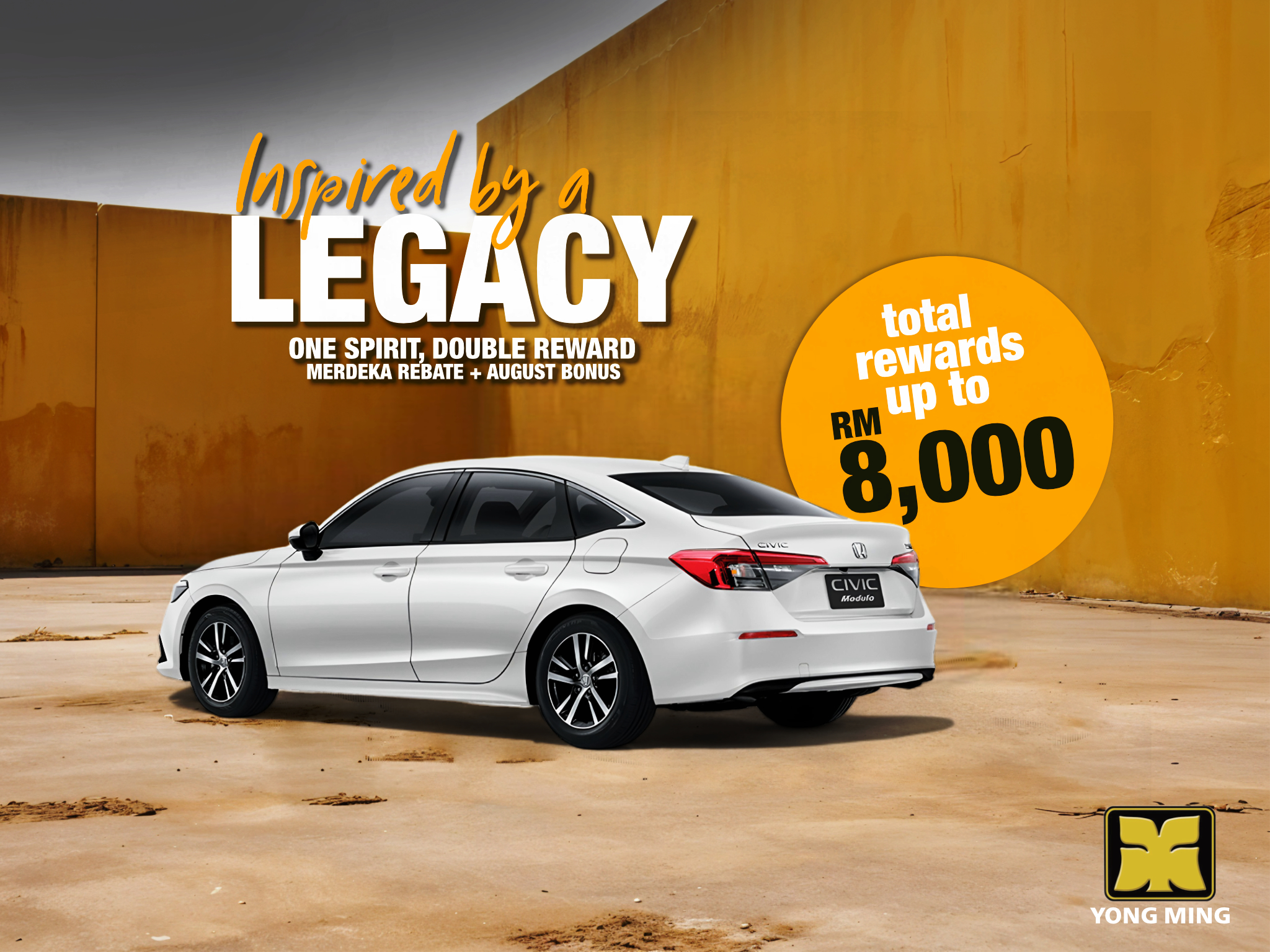 The Goldenrod Yong Ming Honda Malaysia August 2024 Promotion Honda Civic