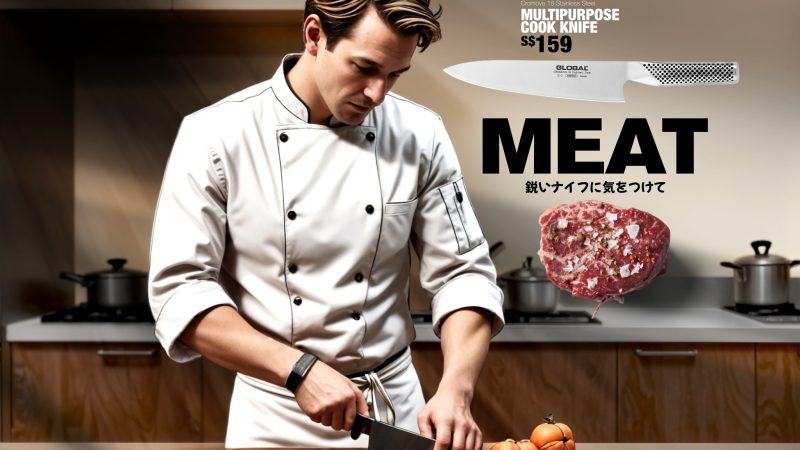 Croque Monsieur Global Knives Singapore Meat Knife