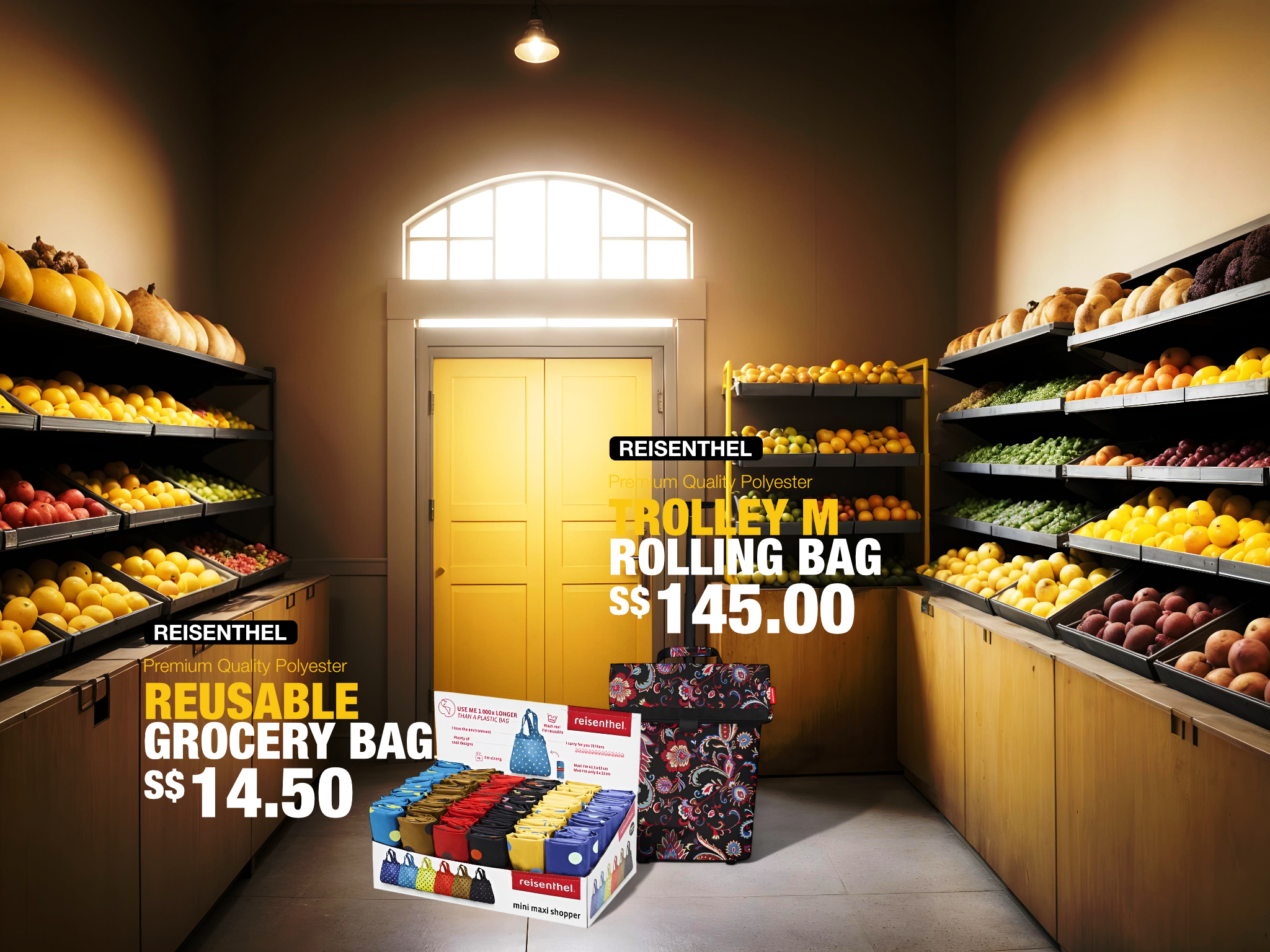 Long Island Tea Reisenthel Singapore Mini Maxi Shopper & Trolley M