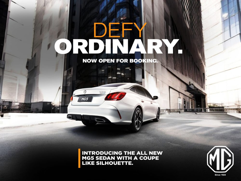 MG5 Sedan Defy Ordinary