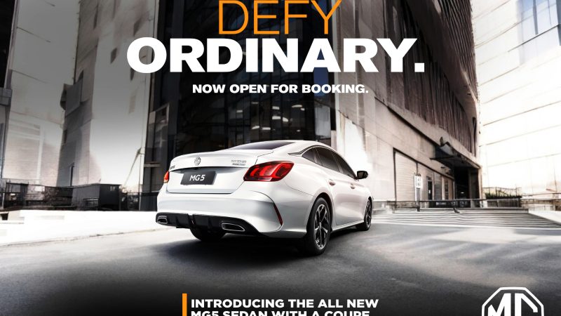 MG5 Sedan Defy Ordinary