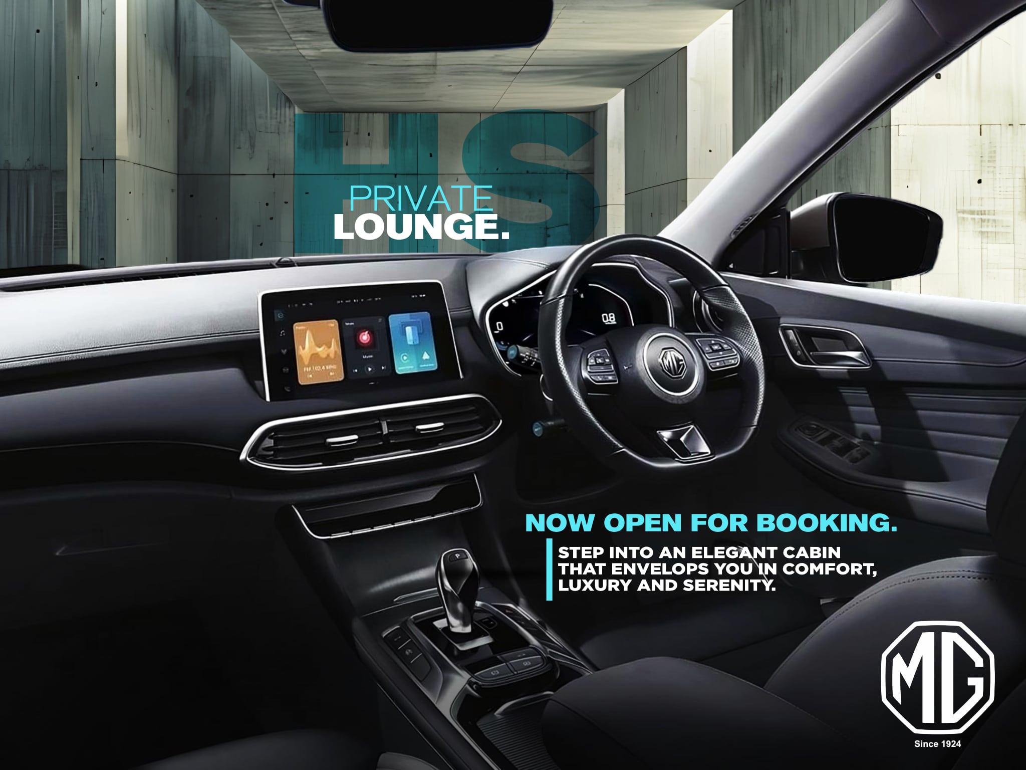 MG HS SUV Private Lounge