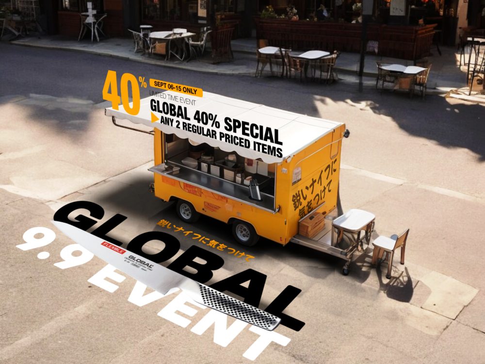 Save on Sept Singapore Global Knives 40% Special