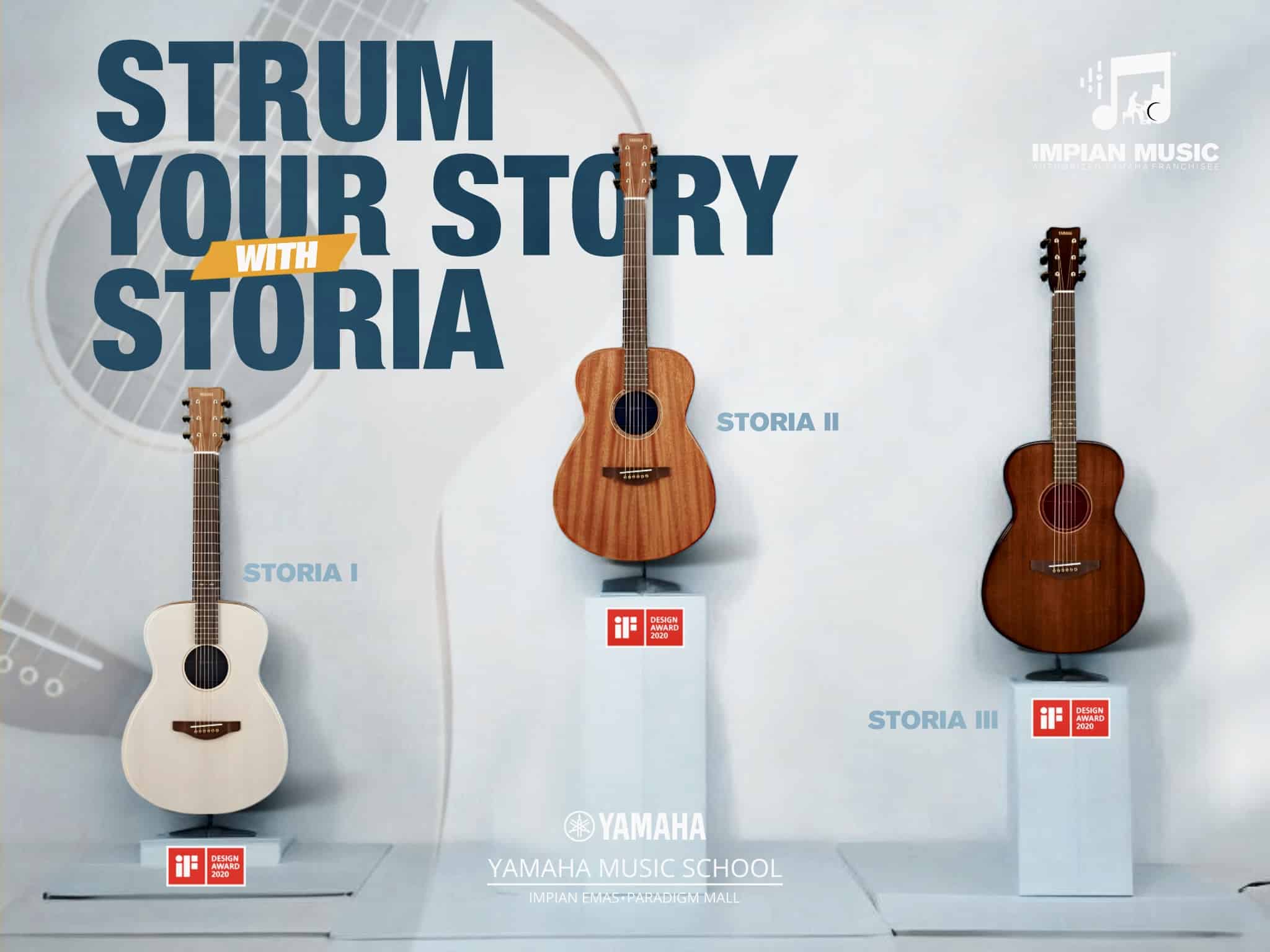 Music Wonderland Yamaha Impian Emas STORIA Guitars