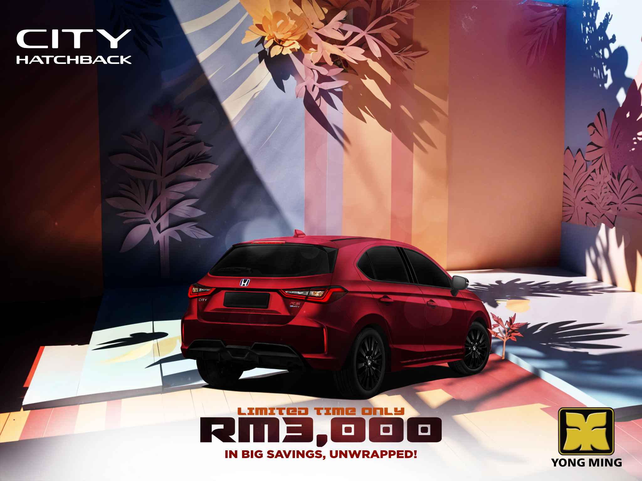 Project Paradise Yong Ming Honda Malaysia October 2024 Promotion Honda City Hatchback