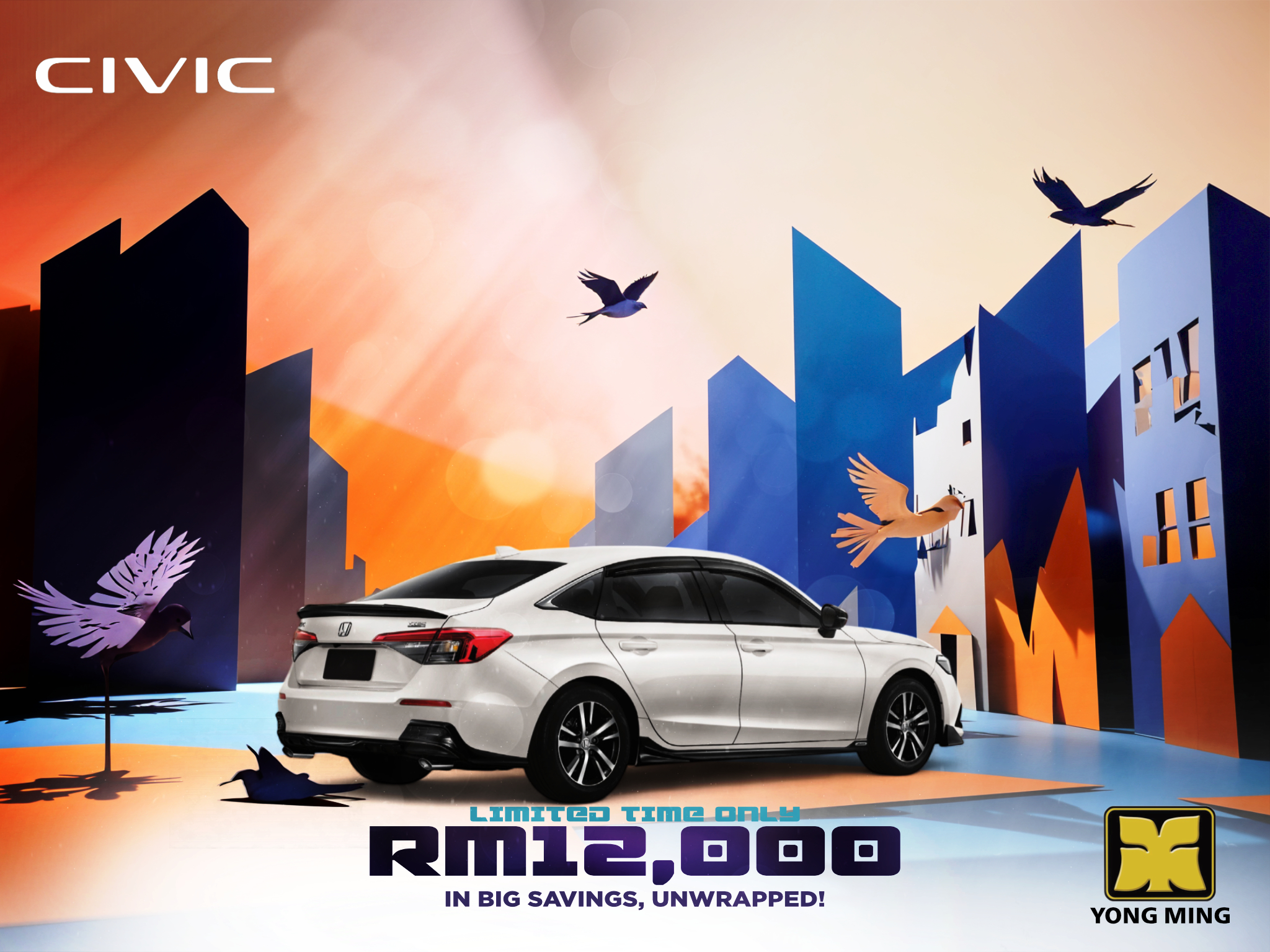 Project Paradise Yong Ming Honda Malaysia October 2024 Promotion Honda Civic
