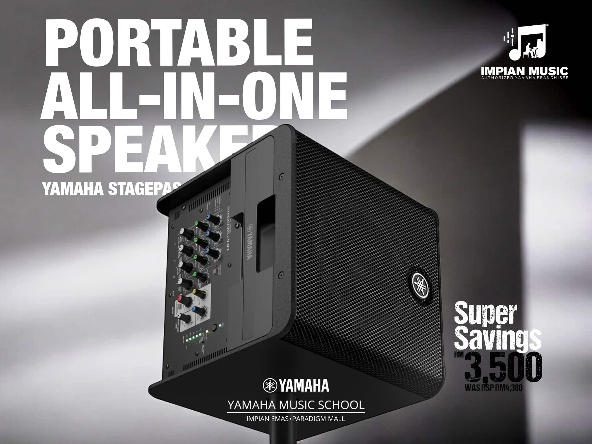 Music Wonderland Yamaha Impian Emas Stagepas 200BTR