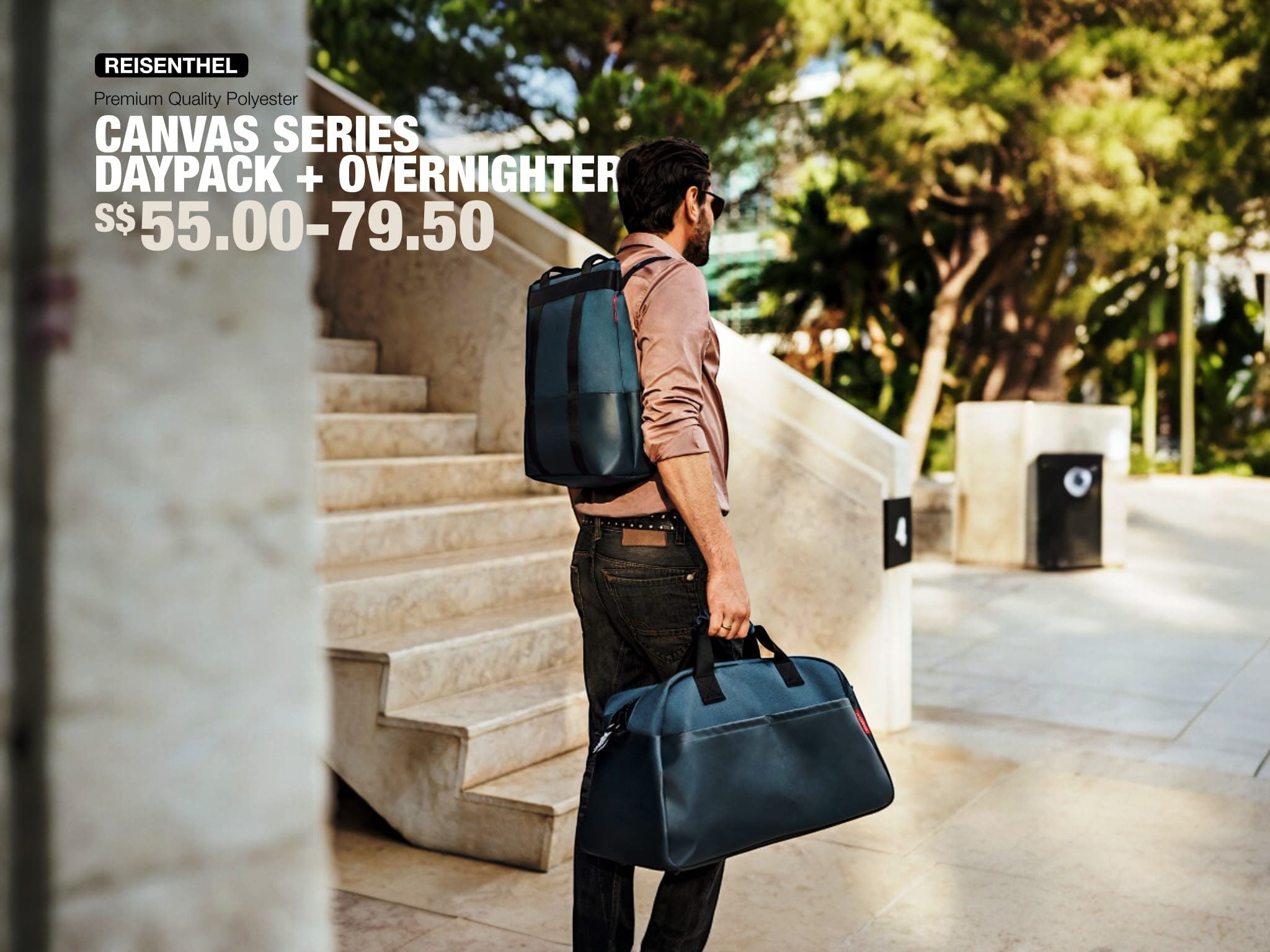 Truffle & Thyme Reisenthel Singapore Canvas Daypack Overnighter
