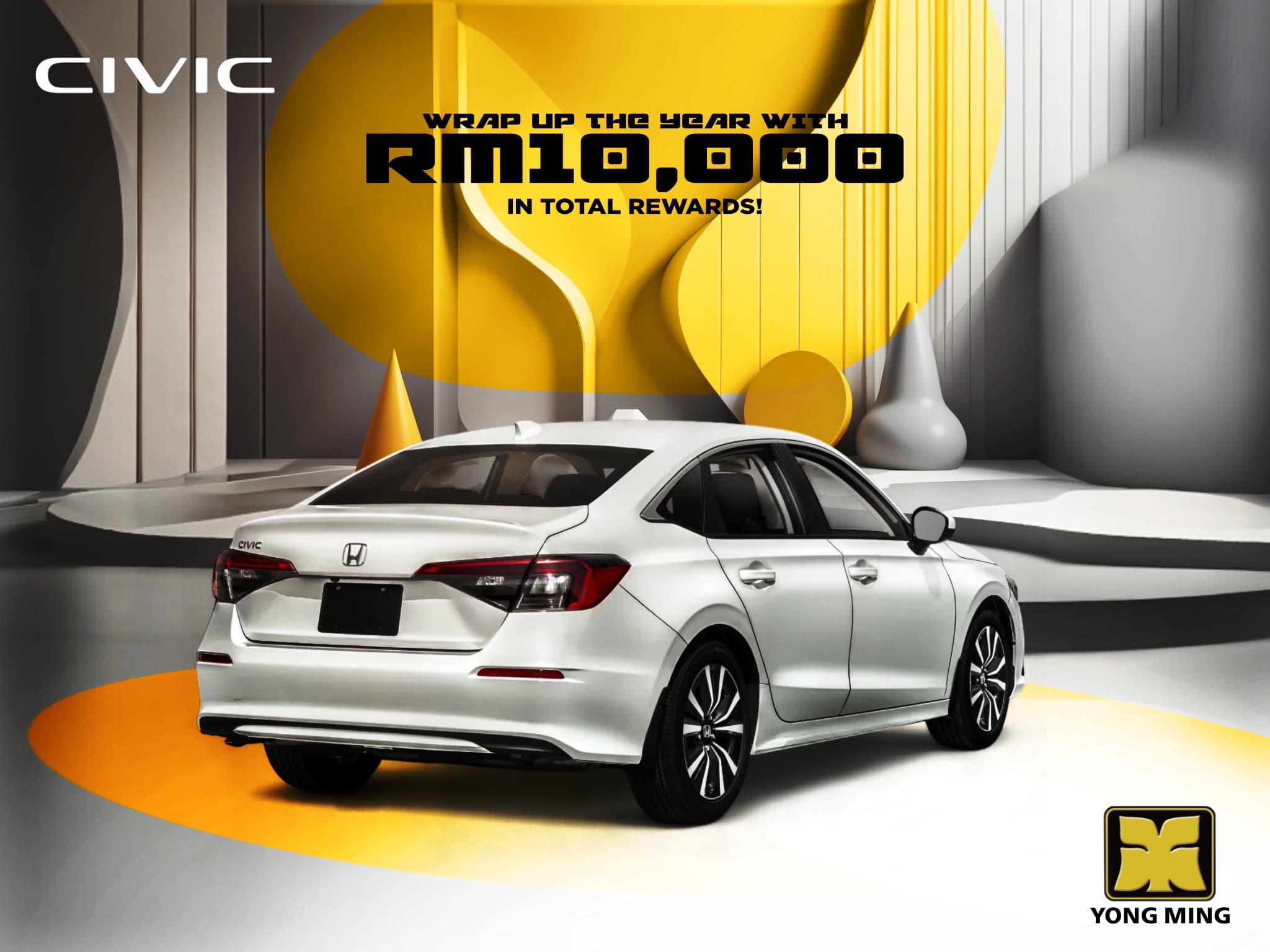 Aster Dell Yong Ming Honda Malaysia December 2024 Promotion Honda Civic
