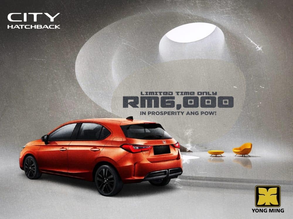 Twisted Helical Yong Ming Honda Malaysia January 2025 Promotion Honda City Hatchback