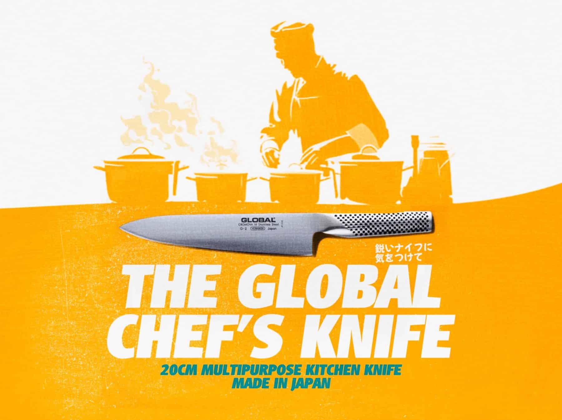 Force of Harakas Global Knives Singapore G-2 Chef’s Knife