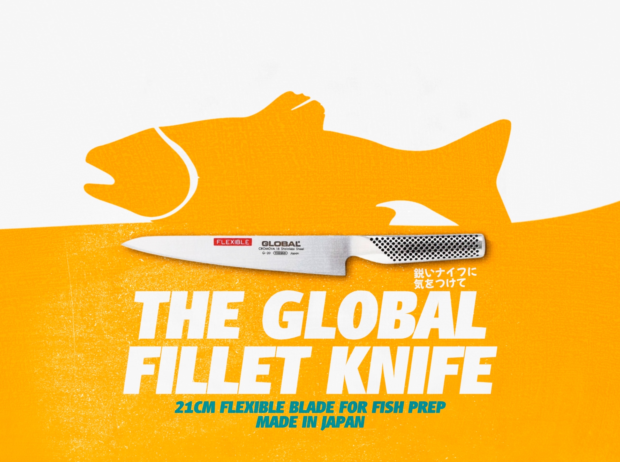 Force of Harakas Global Knives Singapore G-20 Filleting Knife
