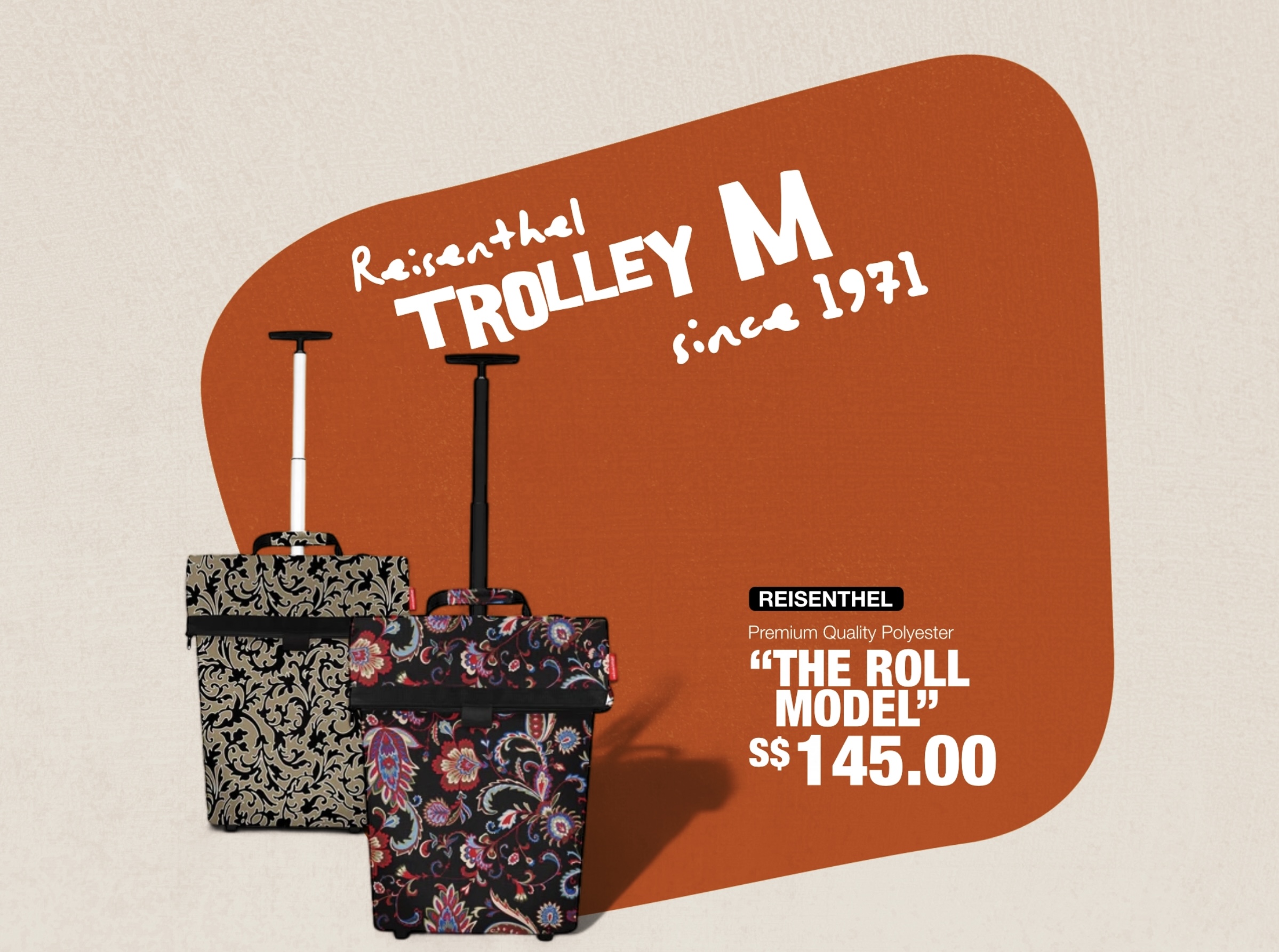 For Display Purposes Reisenthel Singapore Trolley M