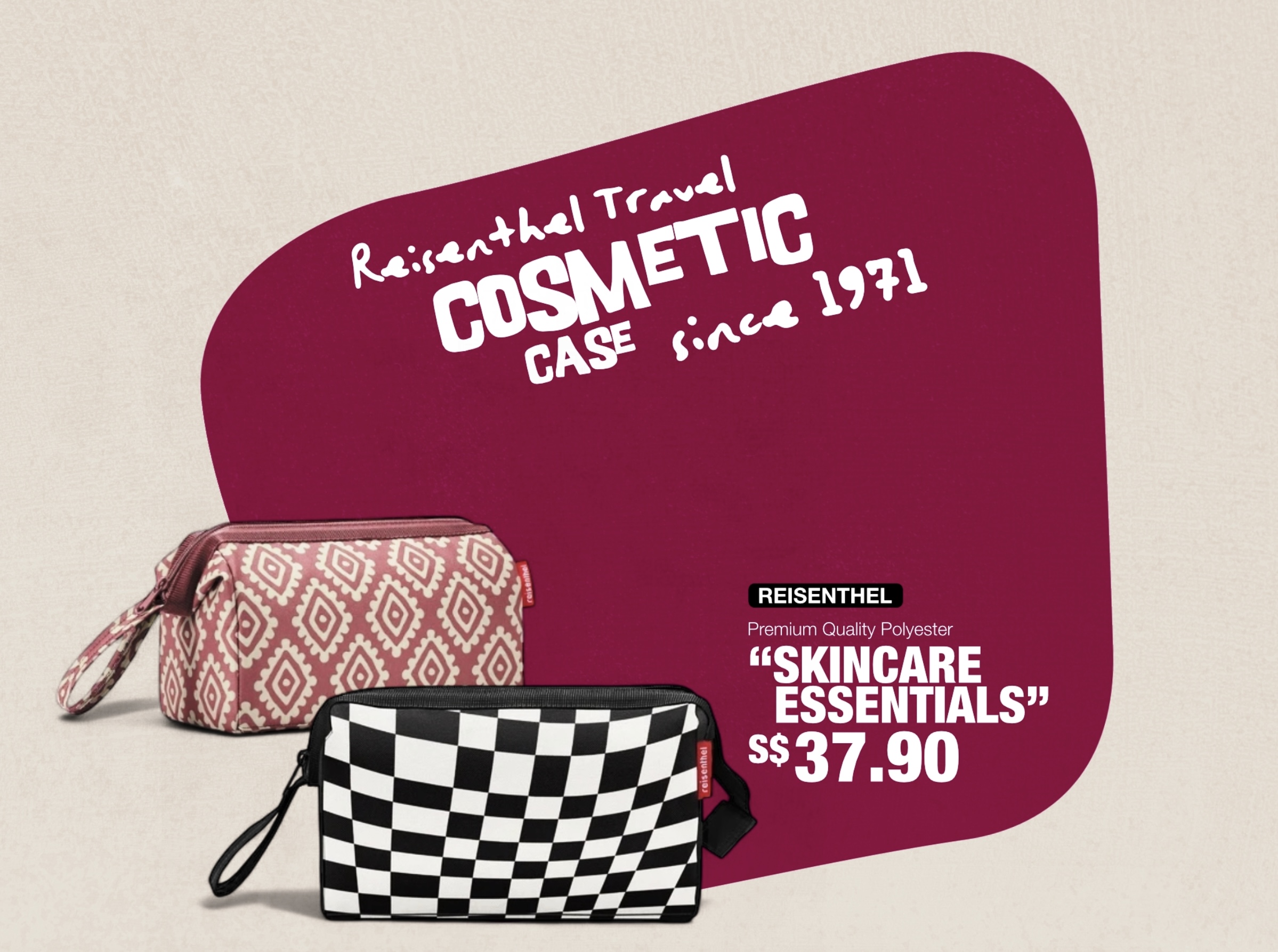 For Display Purposes Reisenthel Singapore Travel Cosmetic