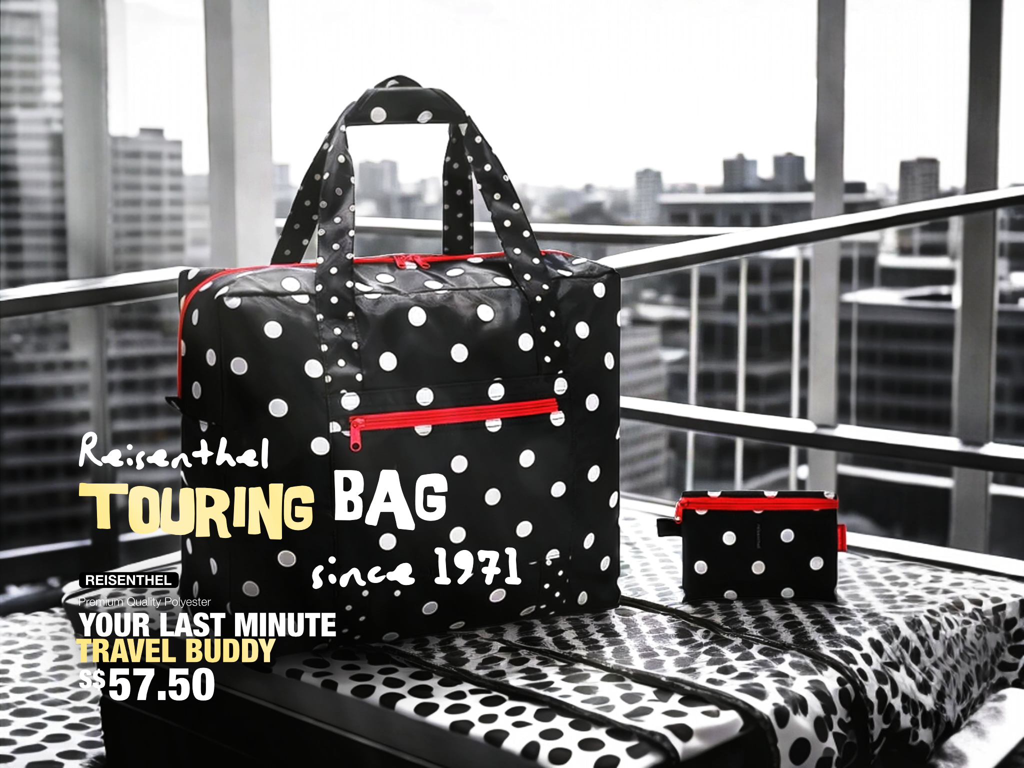 The Herringbone Reisenthel Singapore Touringbag