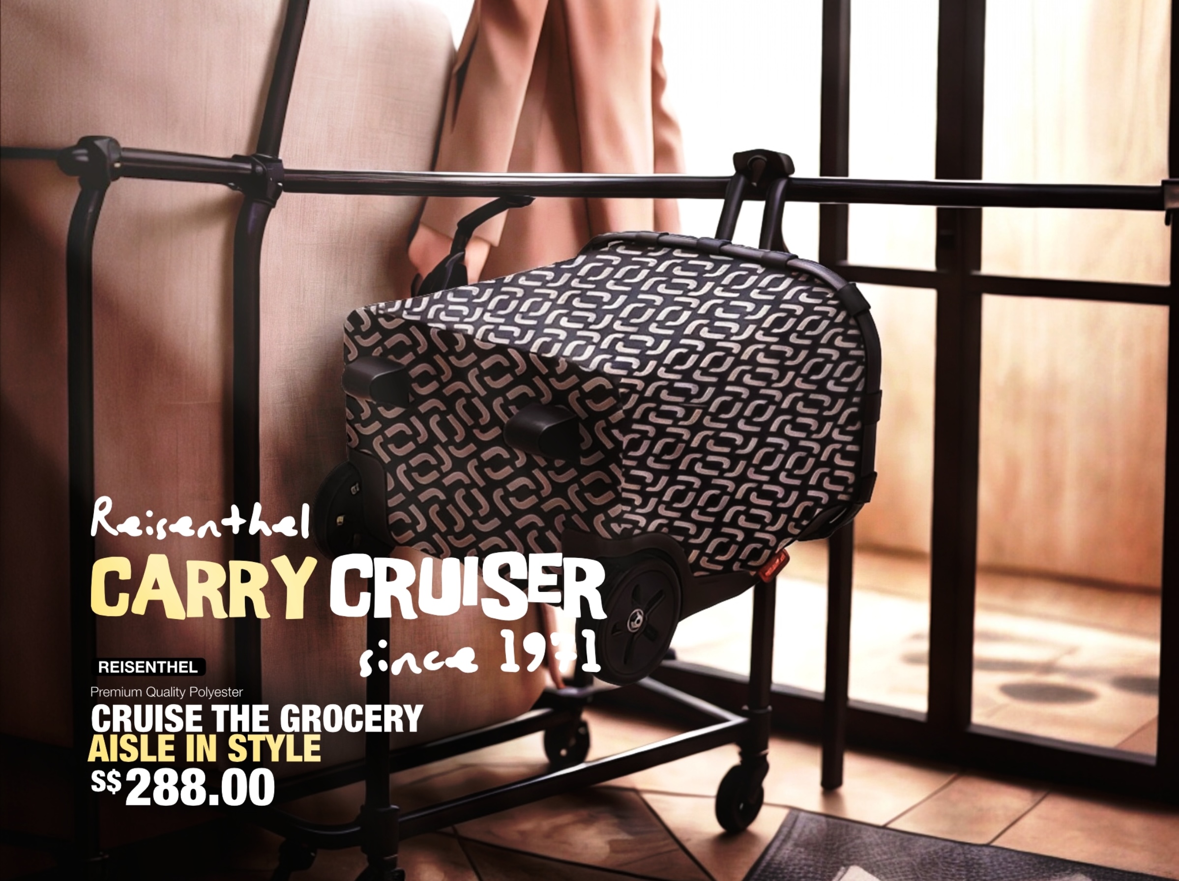 The Herringbone Reisenthel Singapore Carrycruiser